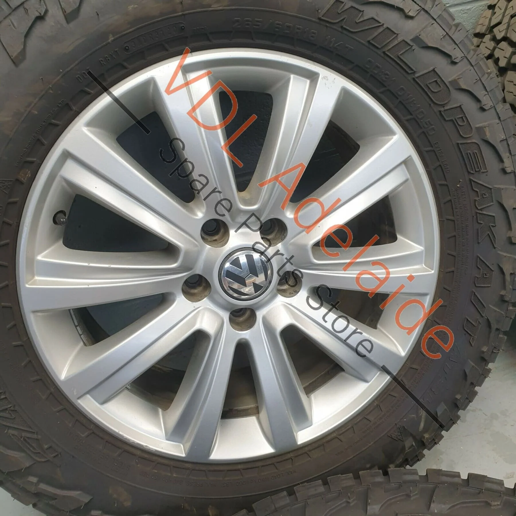 VW Amarok Set 18 x 7.5 Durban Alloy Rim Wheel & Tyre Set Falken Wildpeak AT3 - Image 4