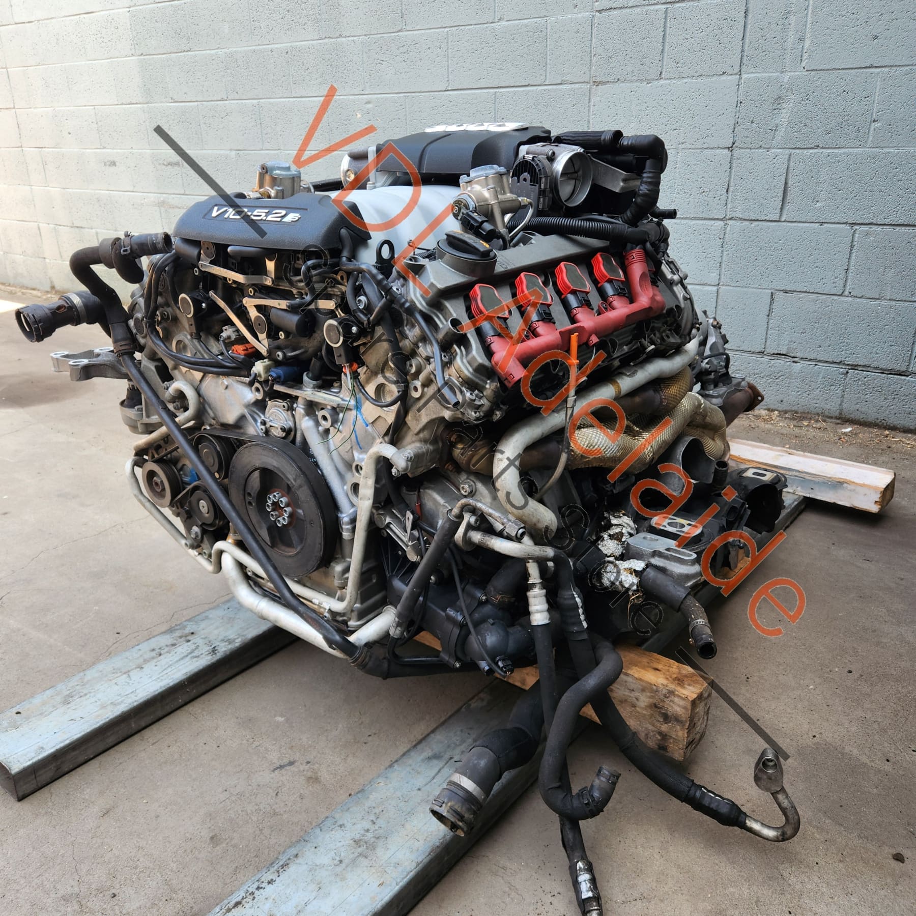 Audi S8 V10 Petrol 5.2L 331kW Engine Motor BSM - Image 4