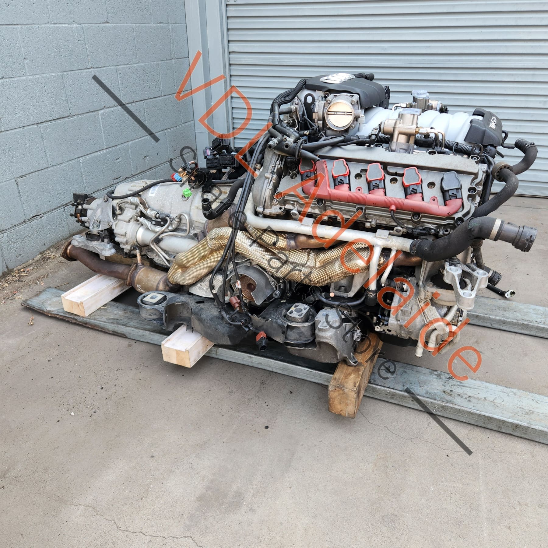 Audi S8 V10 Petrol 5.2L 331kW Engine Motor BSM - Image 7