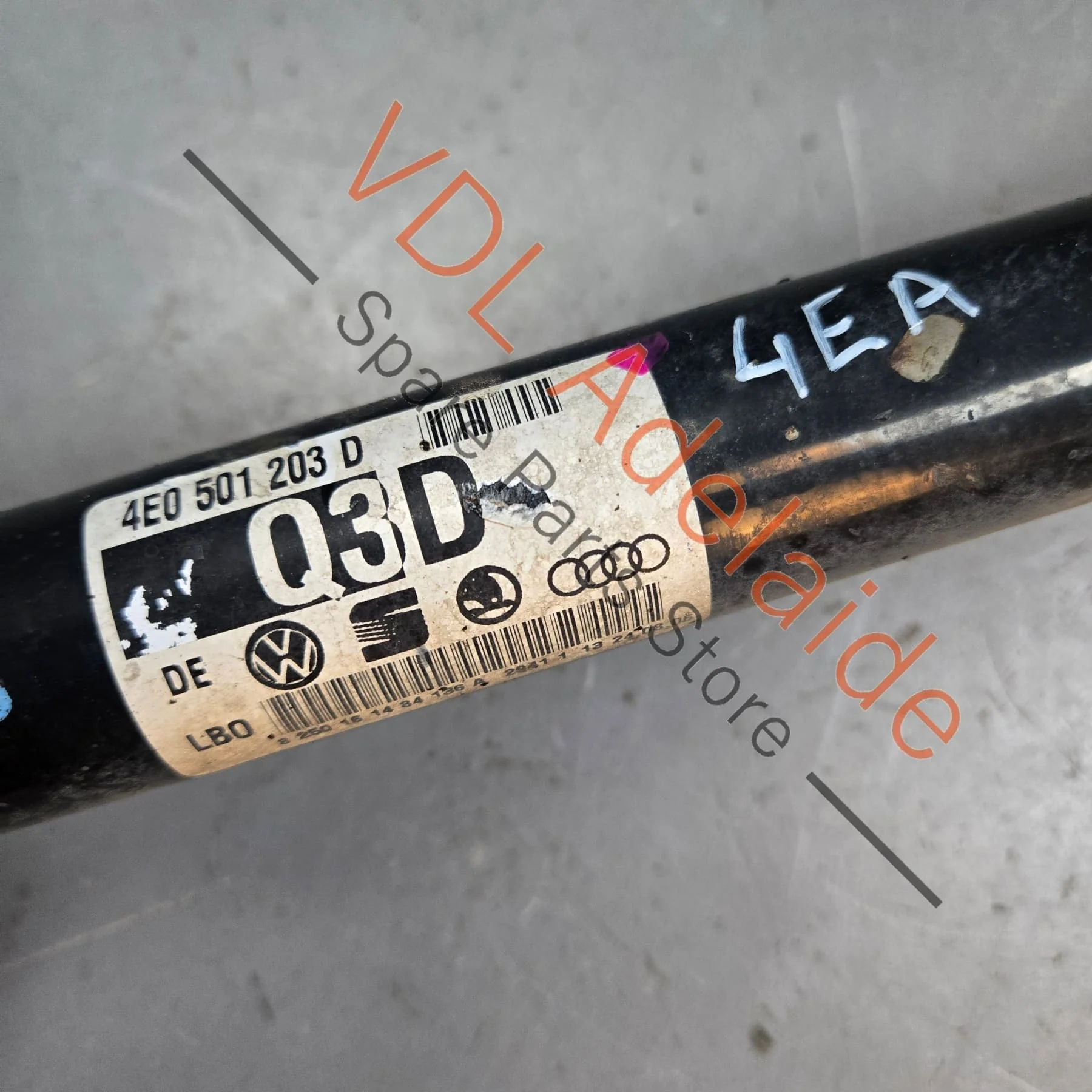 Audi A8 D3 4E Rear Axle CV Driveshaft 4E0501203D - Image 2