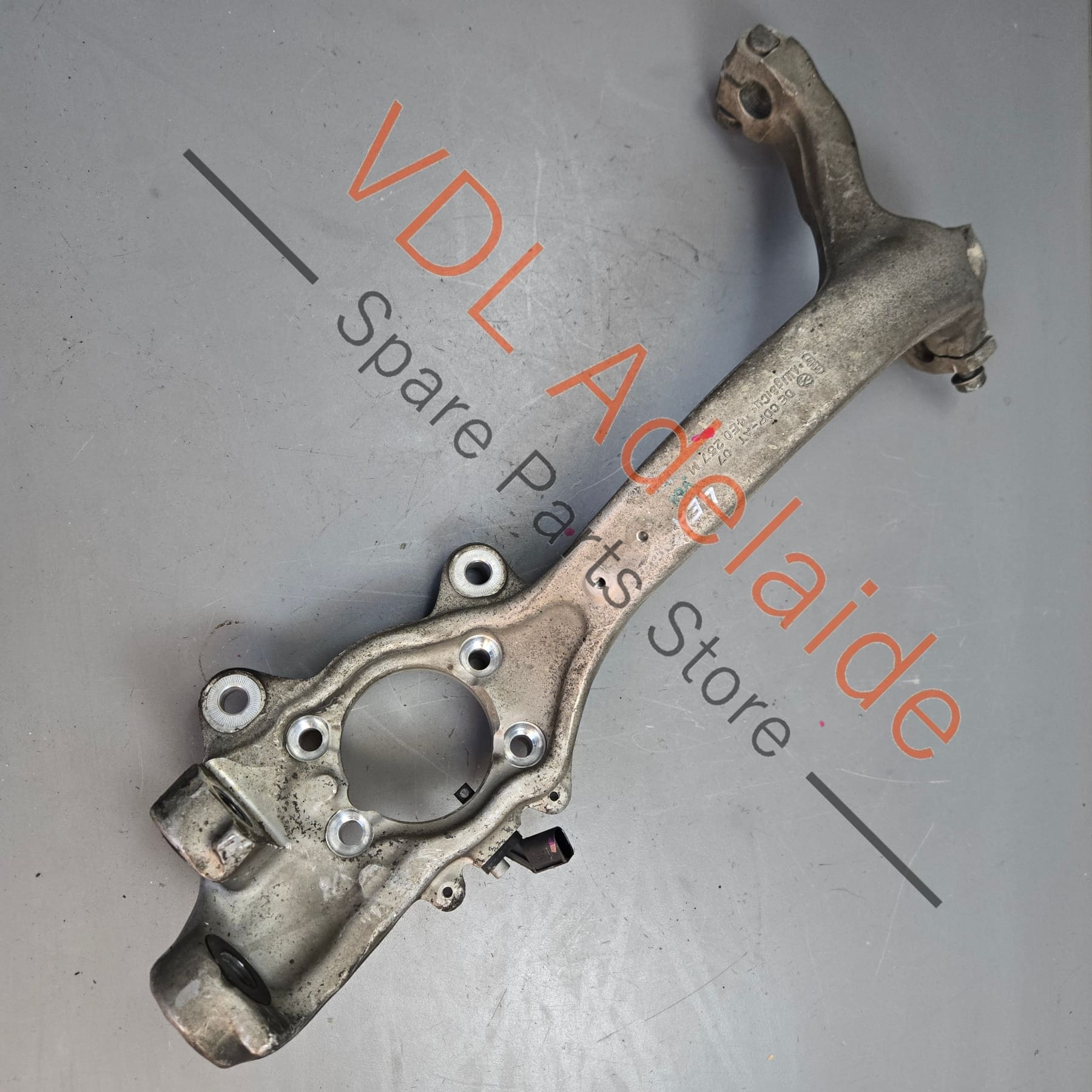 Audi A8 D3 4E Front Left Wheel Bearing Housing Hub Knuckle 4E0407253Q 92mm - Image 3