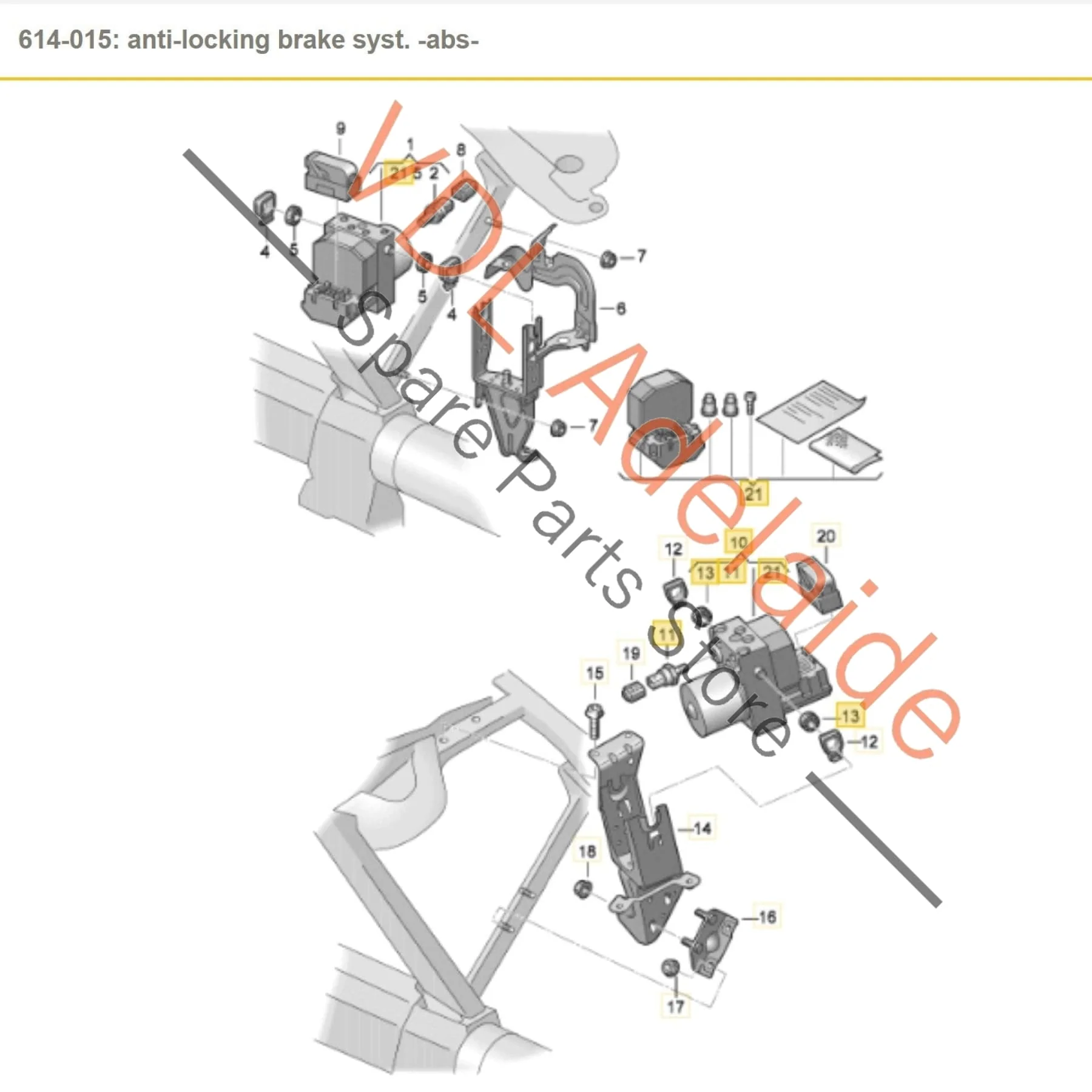 Audi A8 D3 4E S8 5.2 V10 ABS Brake Pump Module 4E0614517CS - Image 2