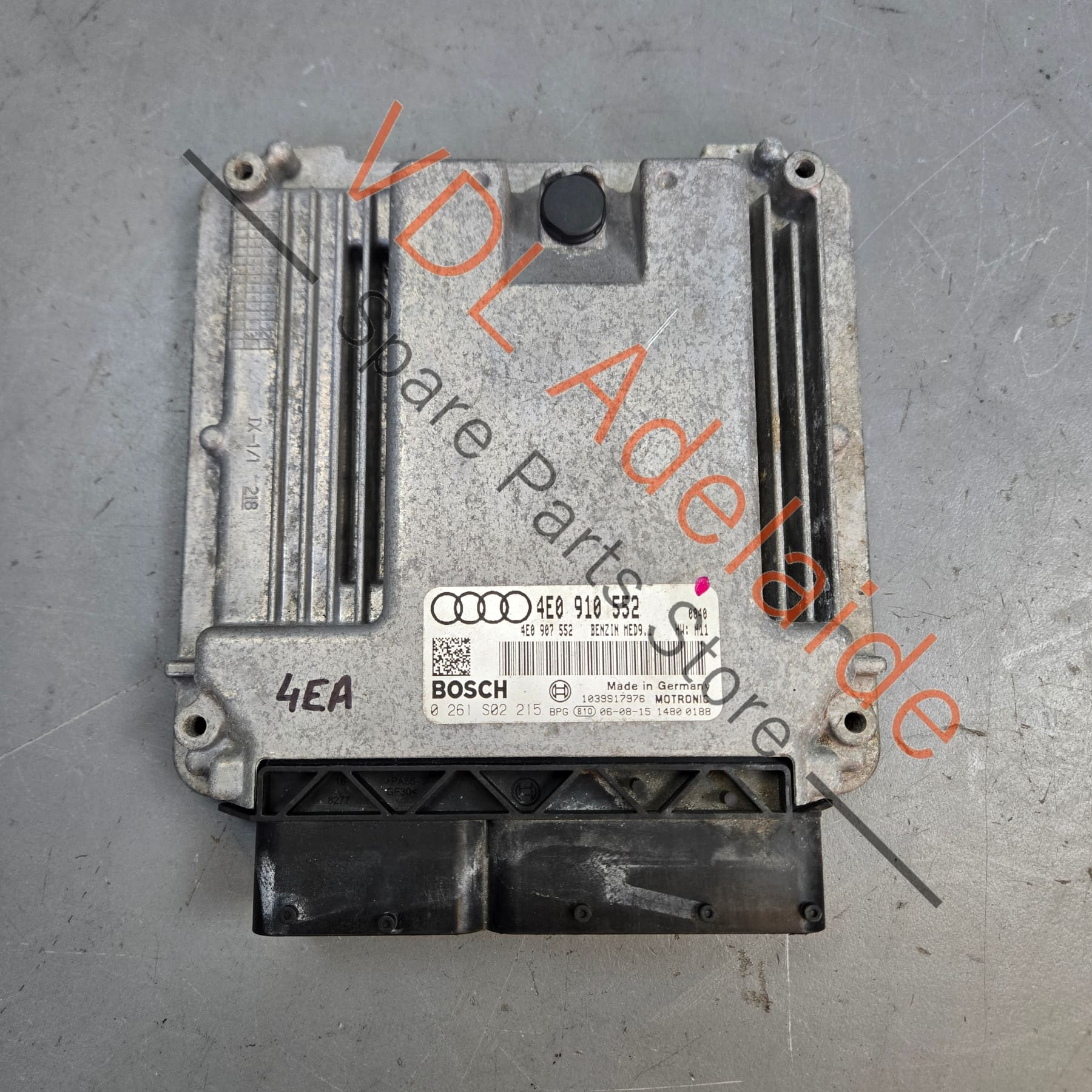 Audi D3 S8 V10 Engine ECU Controller 4E0910552X MED9.1 BSM 450PS 331kw