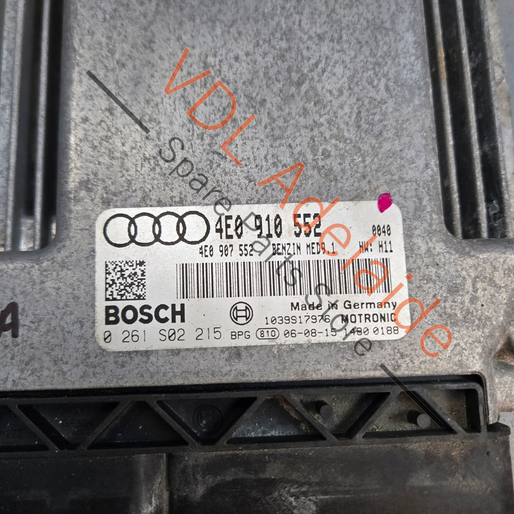 Audi D3 S8 V10 Engine ECU Controller 4E0910552X MED9.1 BSM 450PS 331kw - Image 3