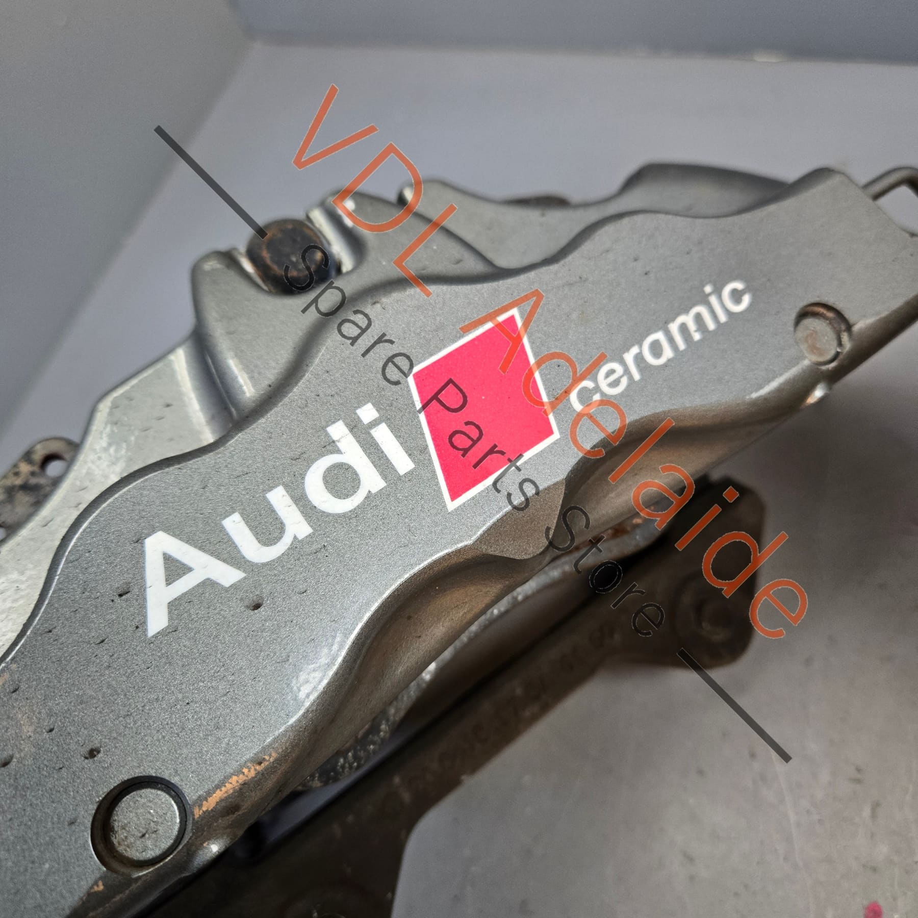 Audi Brembo Carbon Ceramic 380mm x 38mm Brake Caliper Pair 4E0615107 4E0615108 - Image 2