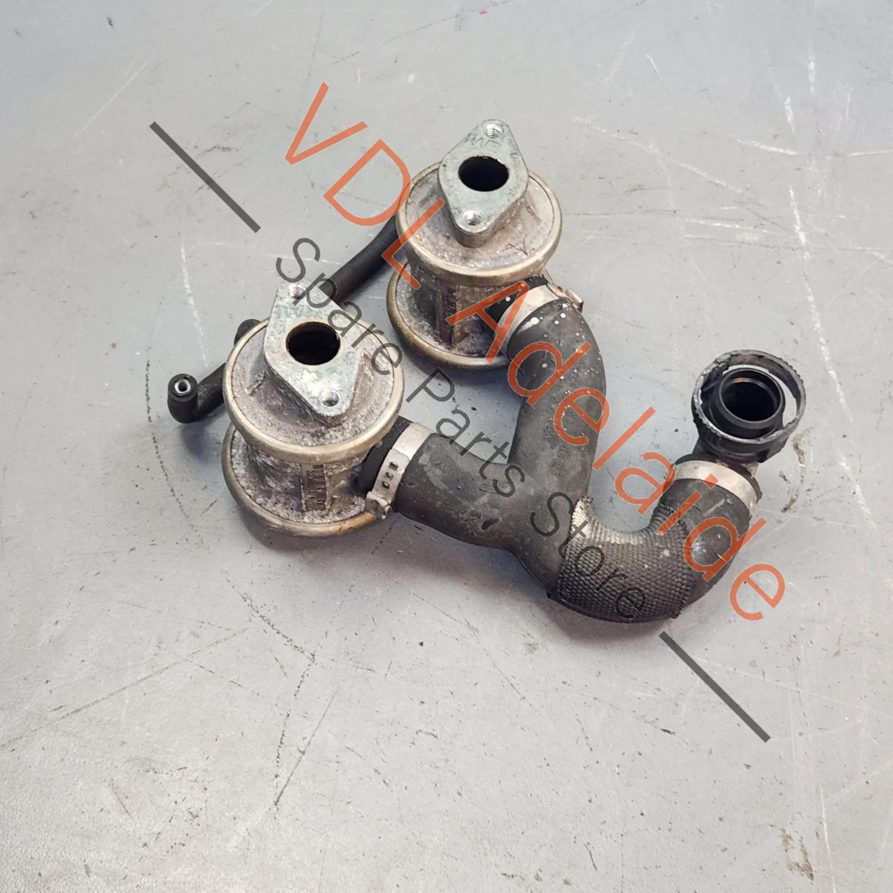Audi S8 D3 V10 Air Smog Pipe & Kombi Valve Set 079131101AR 07L133818D