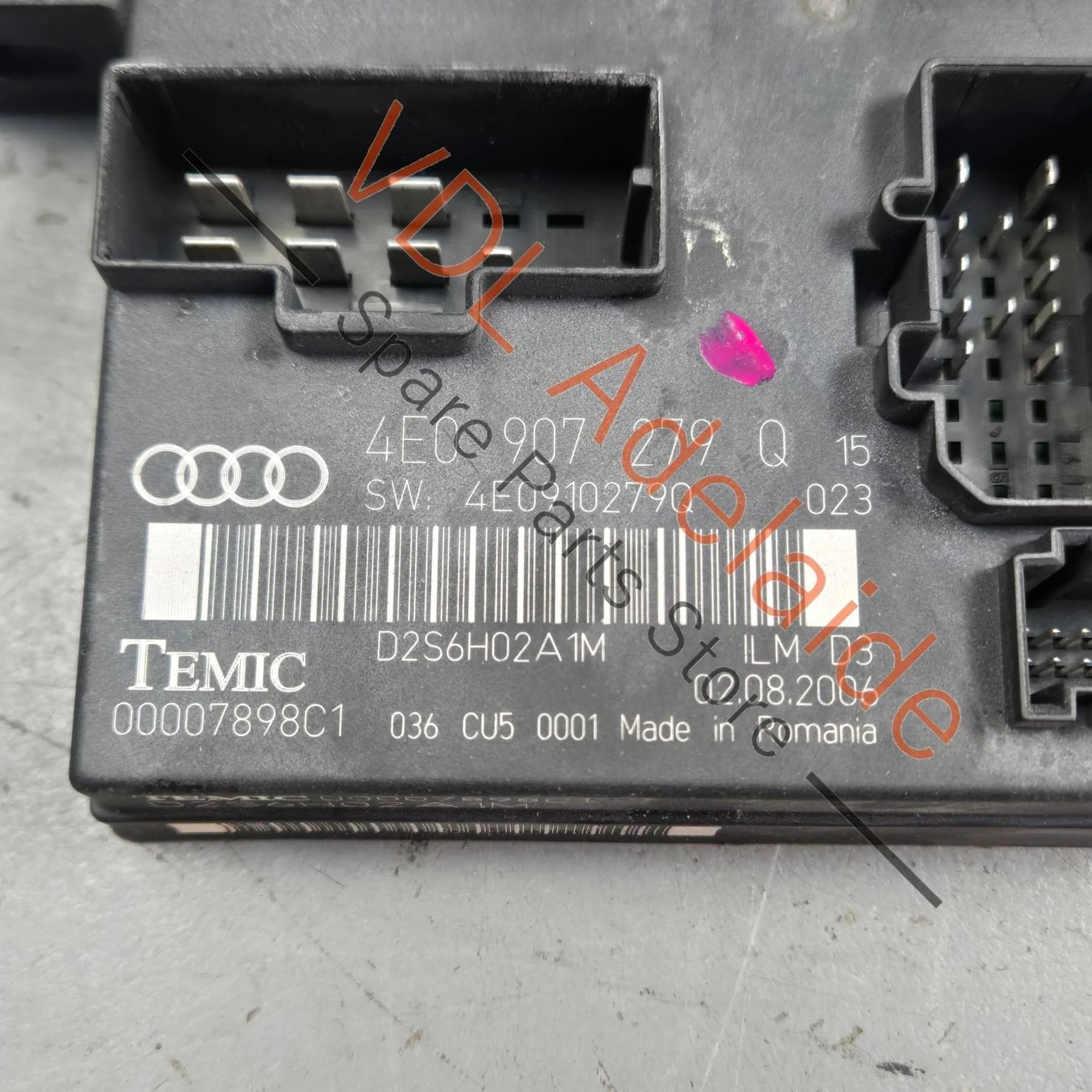 Audi A8 D3 4E Onboard Power Supply Control Unit 4E0910279S 4E0907279Q - Image 3