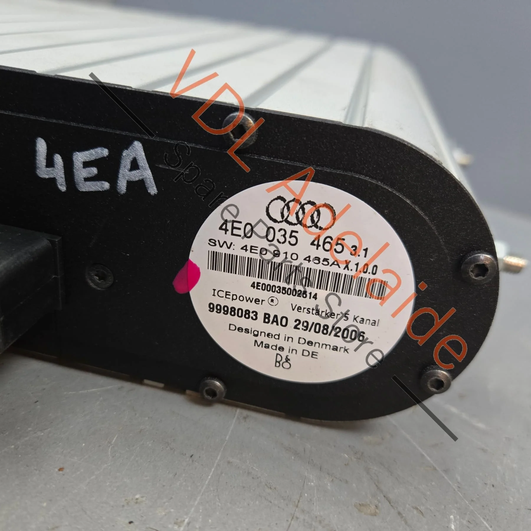 Audi A8 S8 D3 Bang Olufsen B&O Audio Amplifier 4E0910465B - Image 2