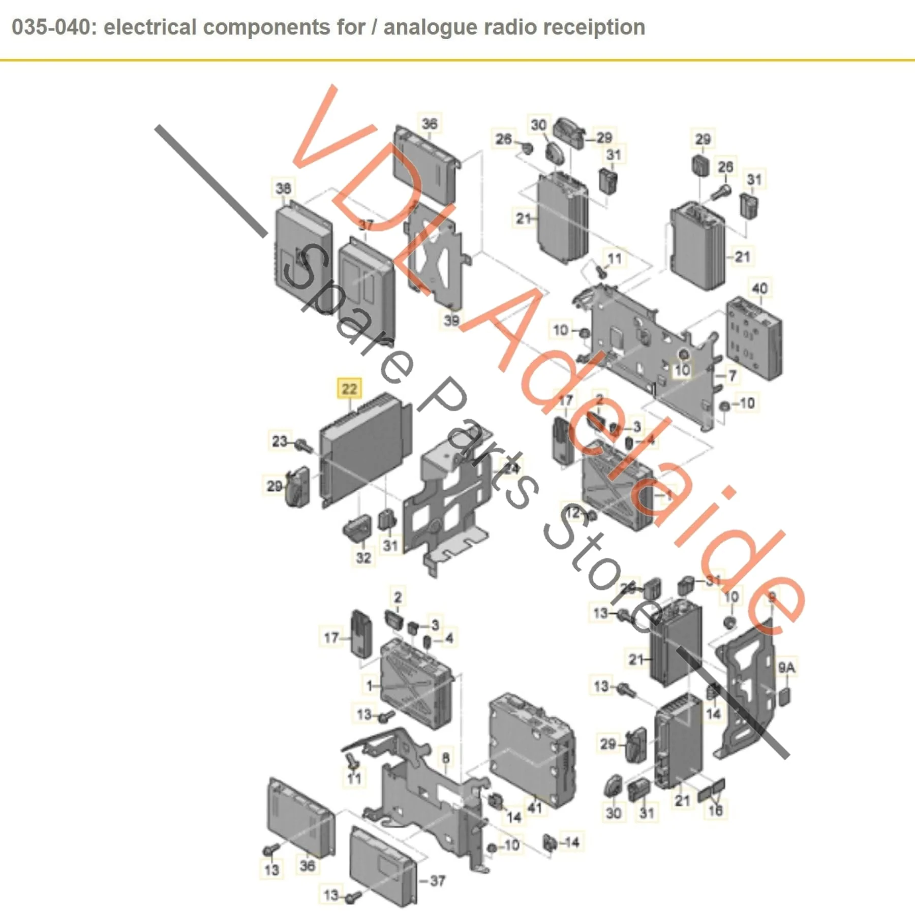 Audi A8 S8 D3 DSP Audio Amplifier 4E0910466B 4E0035066 - Image 2