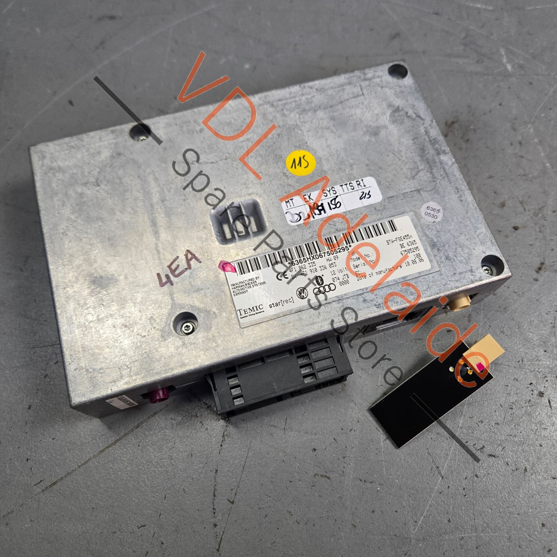 Audi Bluetooth Telephone Interface Box Control Module 4F1910336D