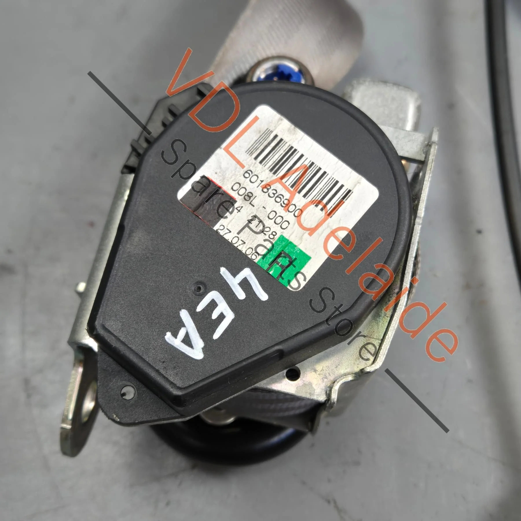 Audi A8 S8 Front Right Seat Belt Seatbelt 4E2857706 KPF Colour Platinum - Image 5