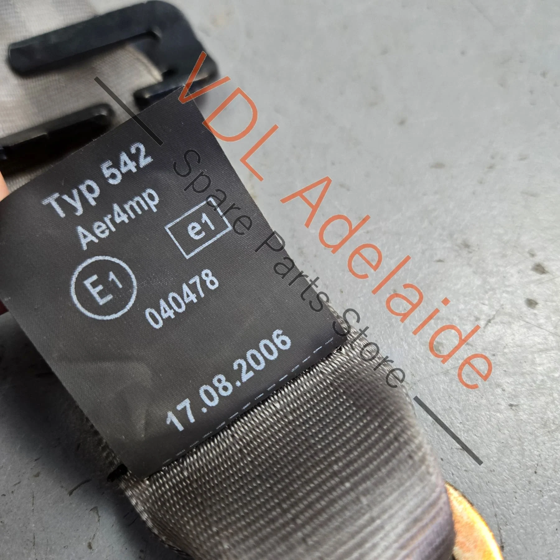 Audi A8 S8 Rear Centre Seat Belt Seatbelt 4E0857807C KPF Colour Platinum - Image 4