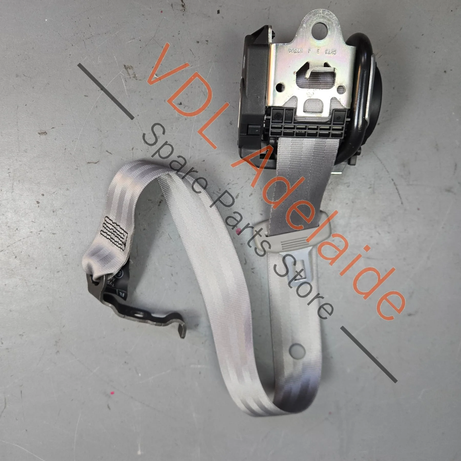 Audi A8 S8 Rear Right Seat Belt Seatbelt 4E0857806B KPF Colour Platinum - Image 2