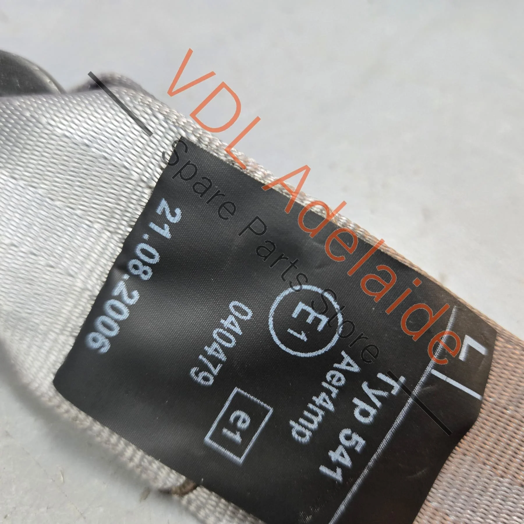 Audi A8 S8 Rear Left Seat Belt Seatbelt 4E0857805B KPF Colour Platinum - Image 3