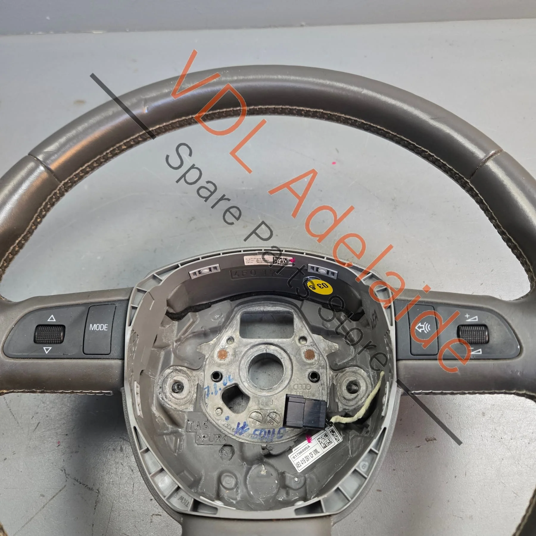 Audi A8 S8 Tiptronic Steering Wheel w Shift Paddles 4E0419091EB VML Colour Swing/silver - Image 6