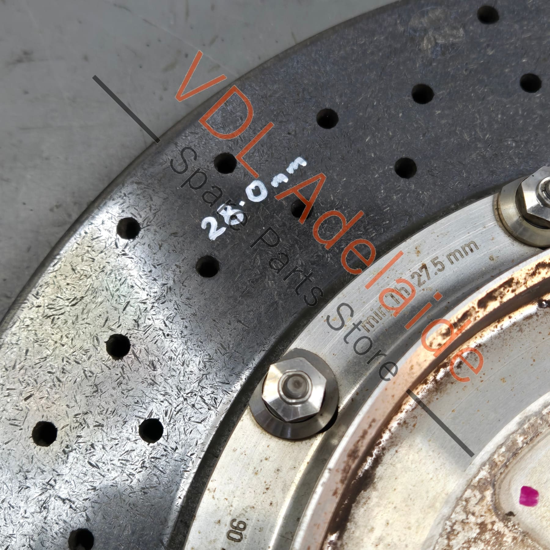 Audi RS7 S8 Bentley Continental Rear Carbon Ceramic Brake Disc Rotor Pair 4E0615601N 4E0615602B 356mm x 22mm - Image 7