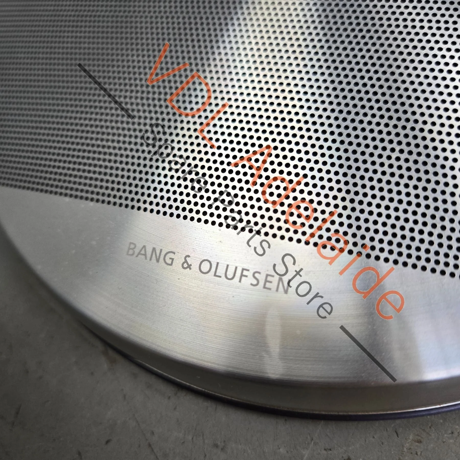Audi A8 S8 Stainless Steel Speaker Cover Trim for Woofer 4E0868184 - Image 2