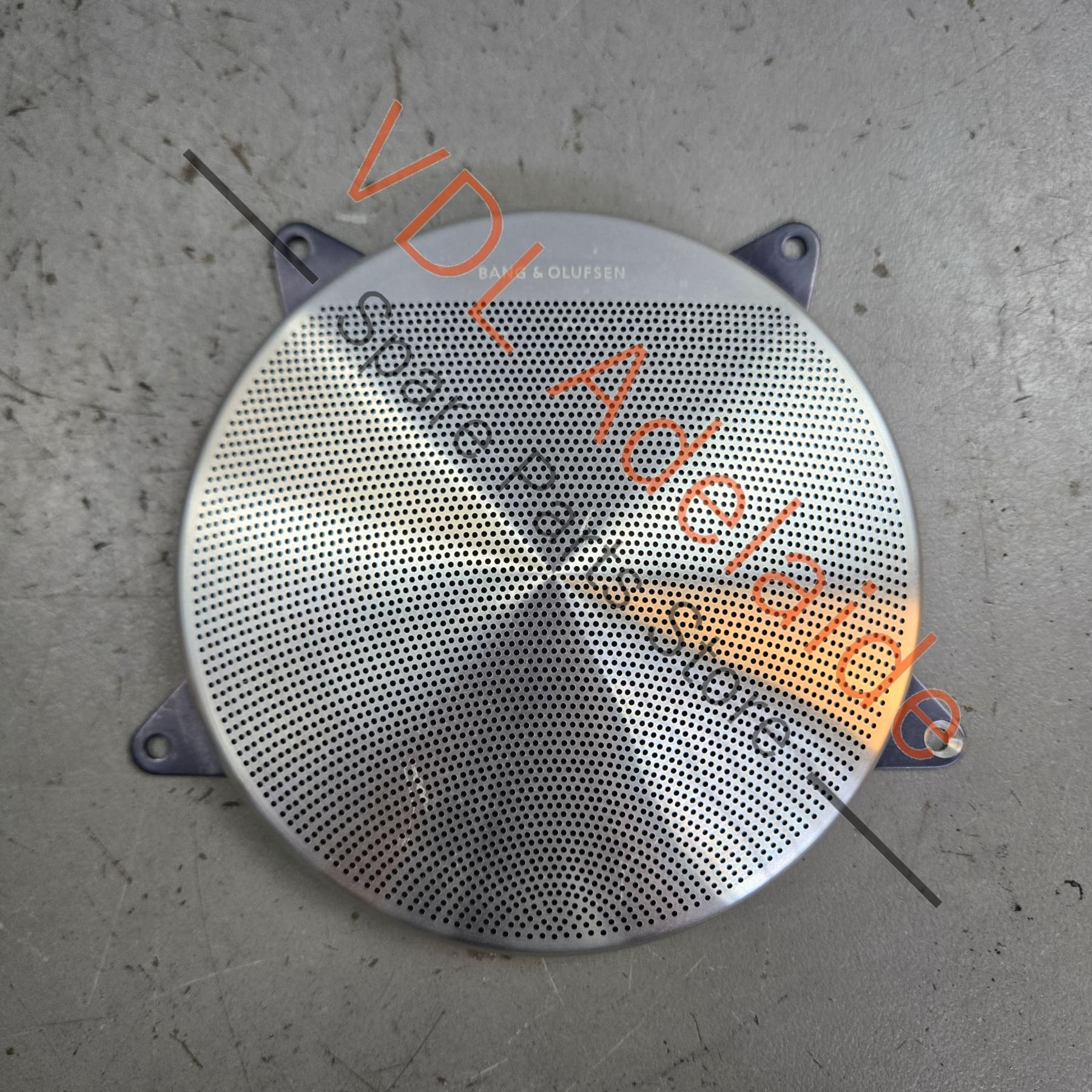 Audi A8 S8 Stainless Steel Speaker Cover Trim for Large Speaker Front or Rear Door 4E0868157