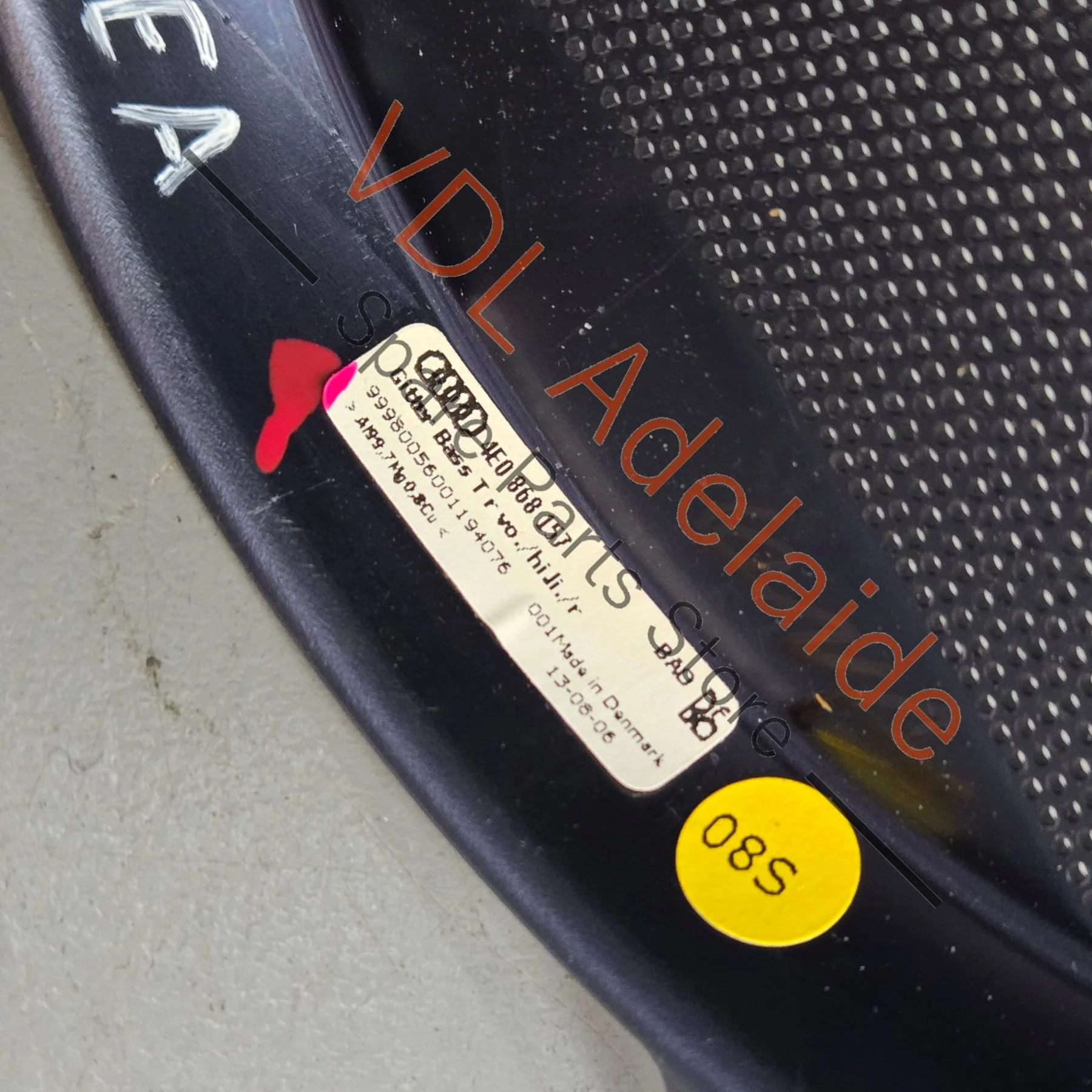 Audi A8 S8 Stainless Steel Speaker Cover Trim for Large Speaker Front or Rear Door 4E0868157 - Image 4