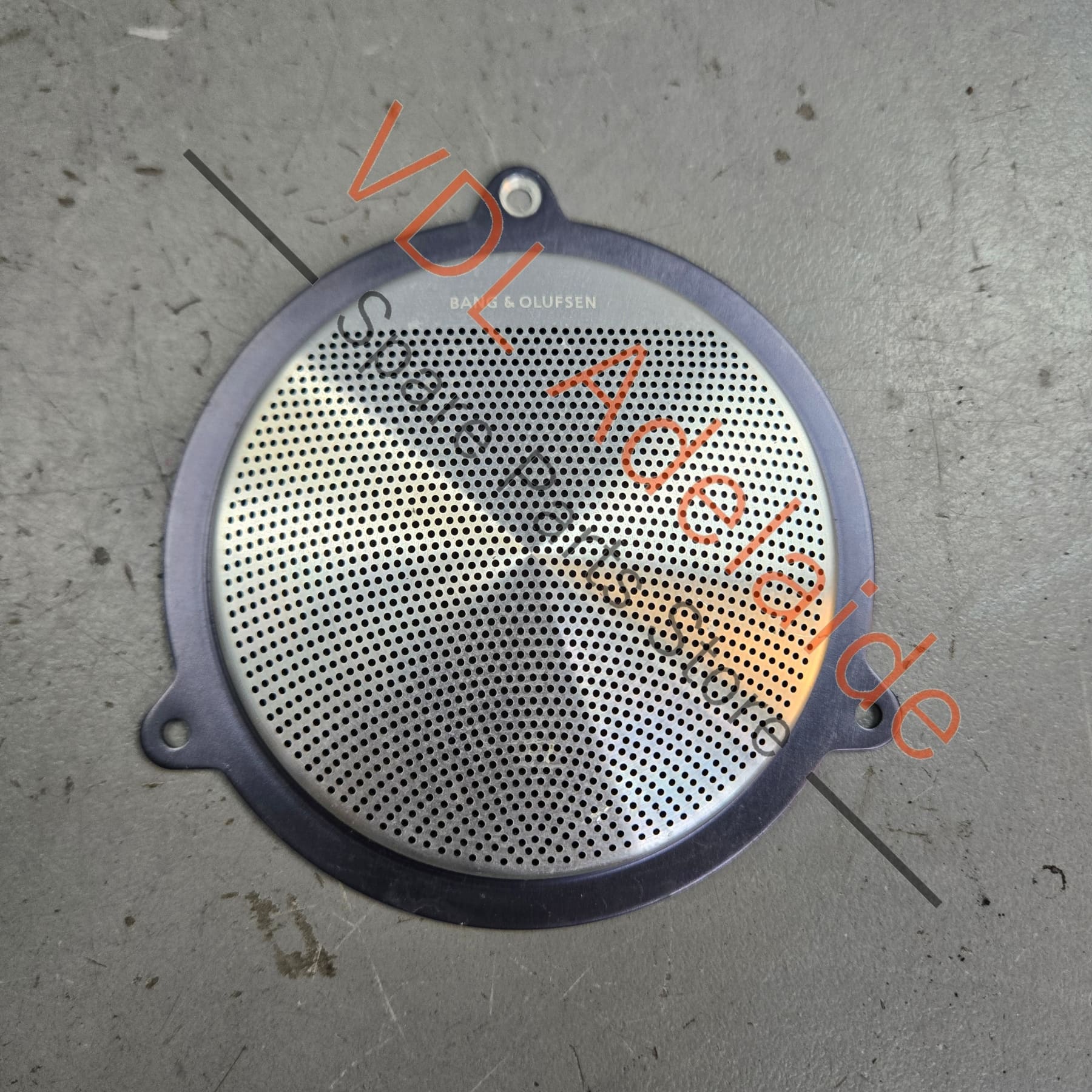 Audi A8 S8 Stainless Steel Speaker Cover Trim for Small Speaker in Front or Rear Door 4E0868153