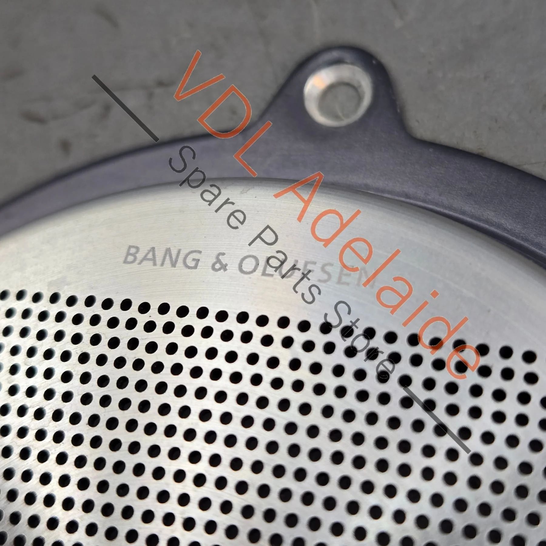 Audi A8 S8 Stainless Steel Speaker Cover Trim for Small Speaker in Front or Rear Door 4E0868153 - Image 2