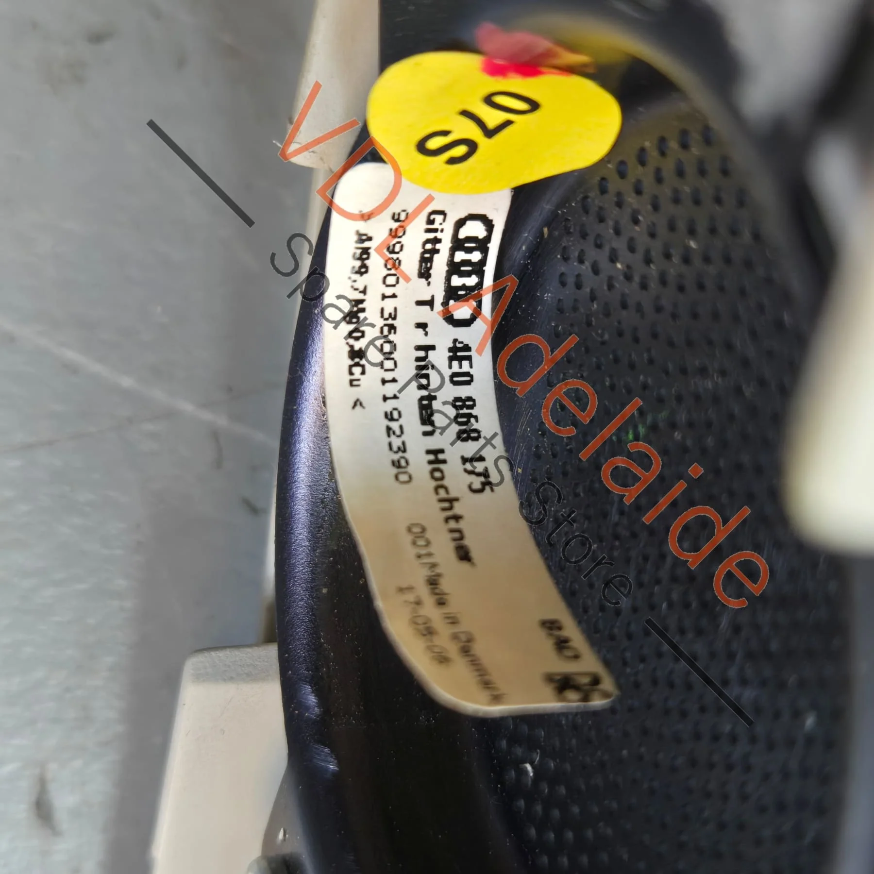 Audi A8 S8 Stainless Steel Speaker Cover Trim for Small Speaker 4E0868175 - Image 5