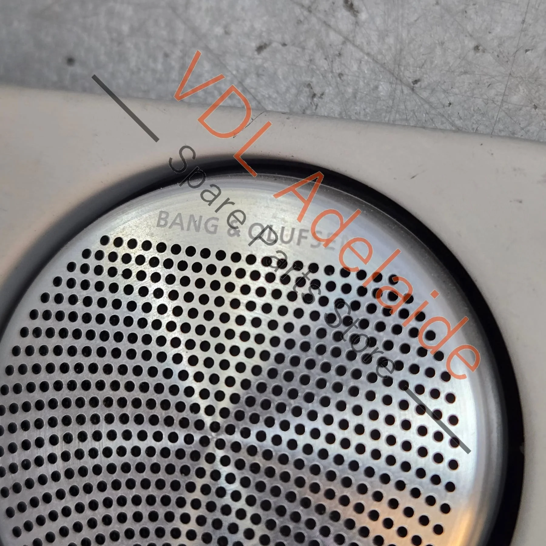 Audi A8 S8 Stainless Steel Speaker Cover Trim for Small Speaker 4E0868175 - Image 2
