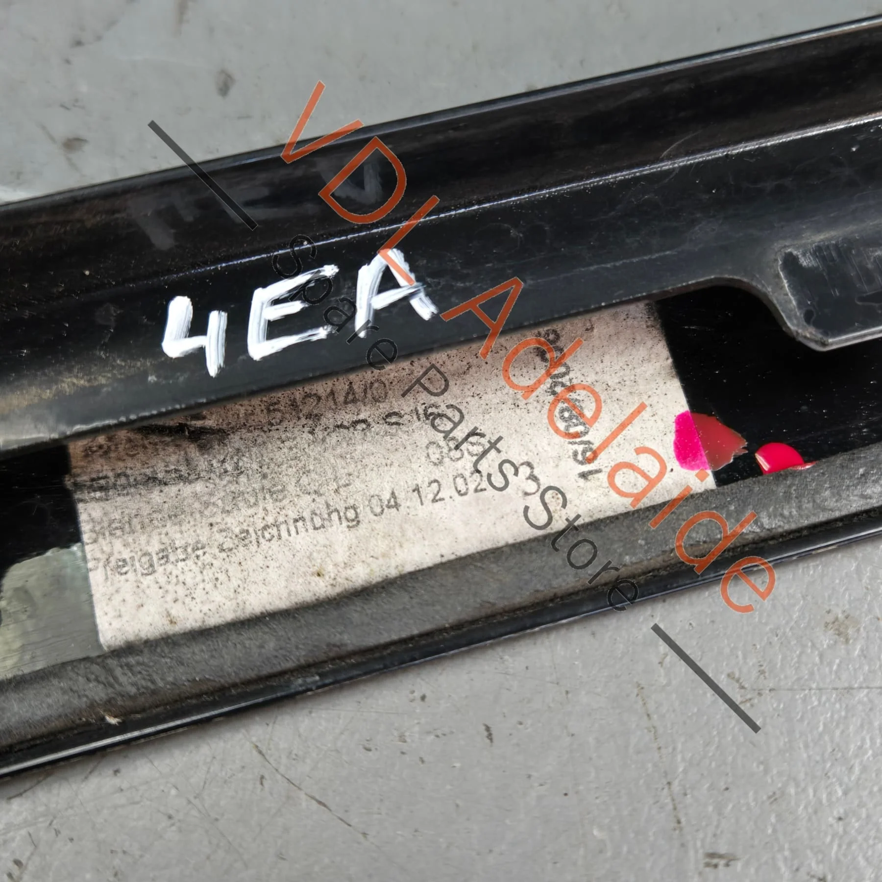 Audi A8 Exterior C Pillar Trim Gloss Black Left 4E0853377B Y9B - Image 6