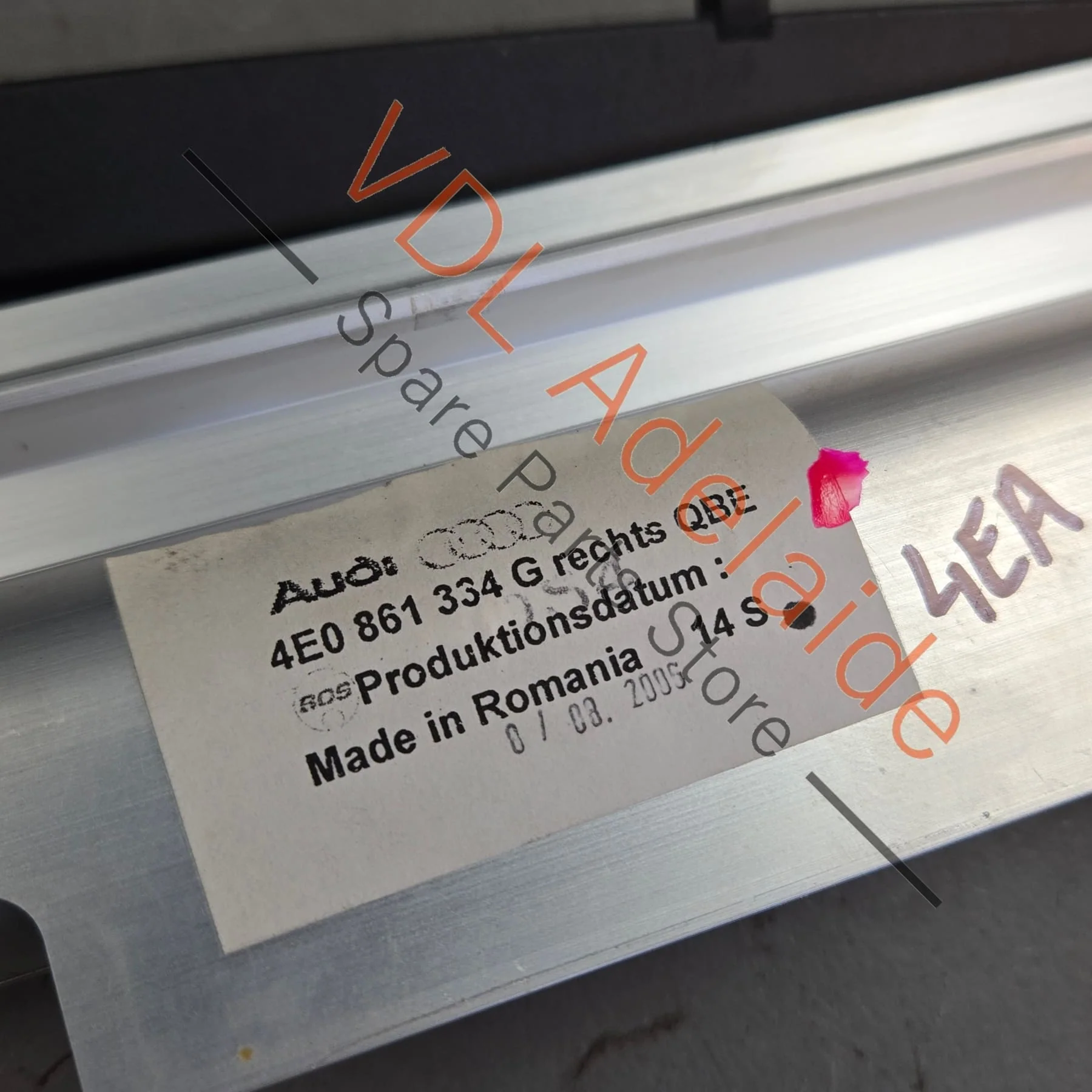 Audi A8 Rear Right Electric Sun Blind Shade with drive motor assy 4E0861334G 4E0861978B - Image 8