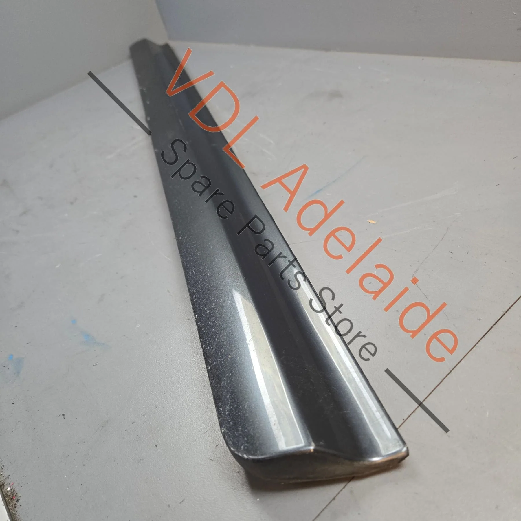 Audi A8 S8 Front Right Lower Exterior Door Trim Moulding Plastic 4E0853960C - Image 3