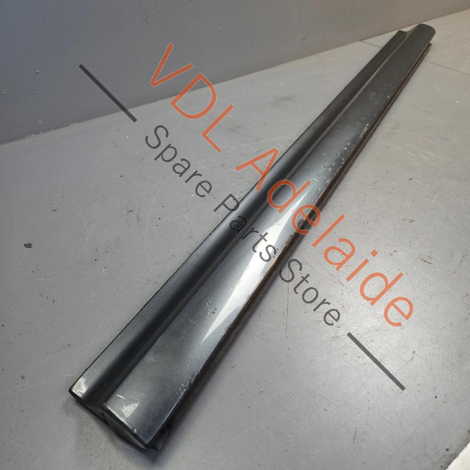 Audi A8 S8 Front Right Lower Exterior Door Trim Moulding Plastic 4E0853960C - Image 4