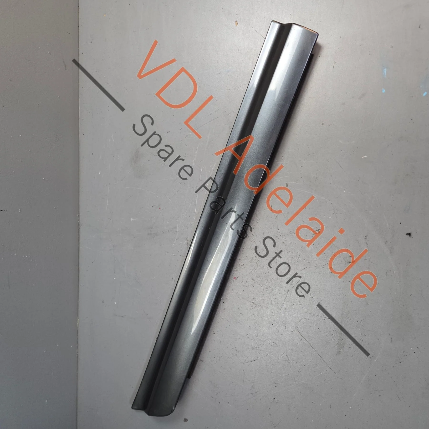Audi A8 S8 Rear Right Lower Exterior Door Trim Moulding Plastic 4E0853970C - Image 9