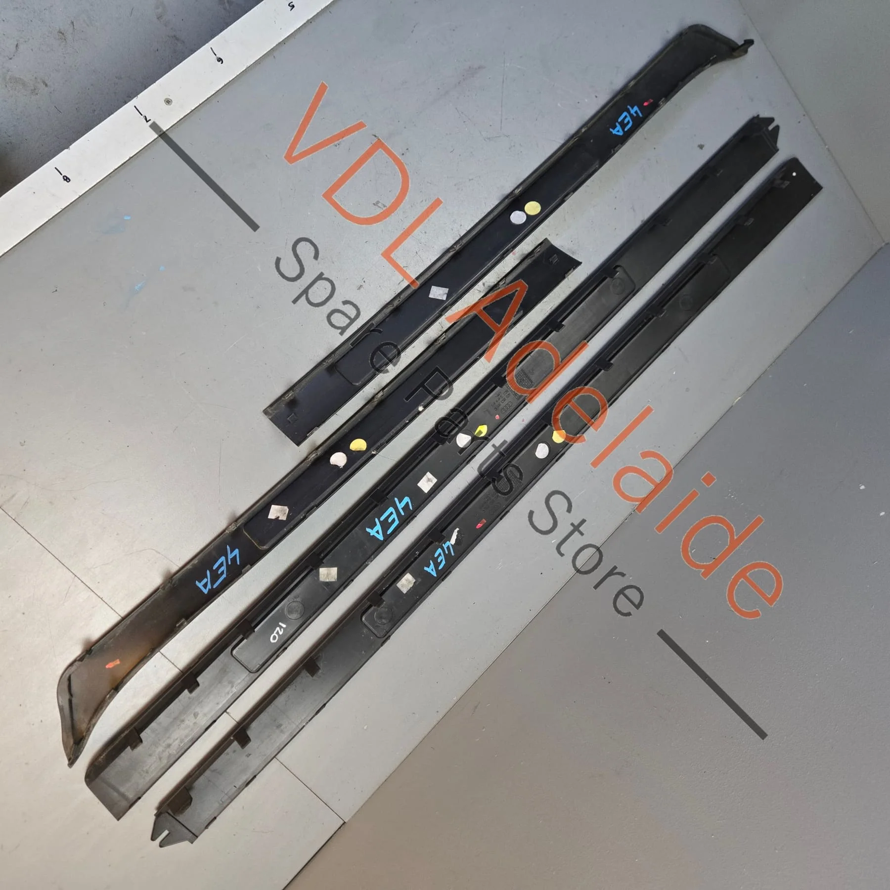 Set of 4 Audi S8 Door Name Scuff Plates 4E0853985 4E0853995F - Image 3