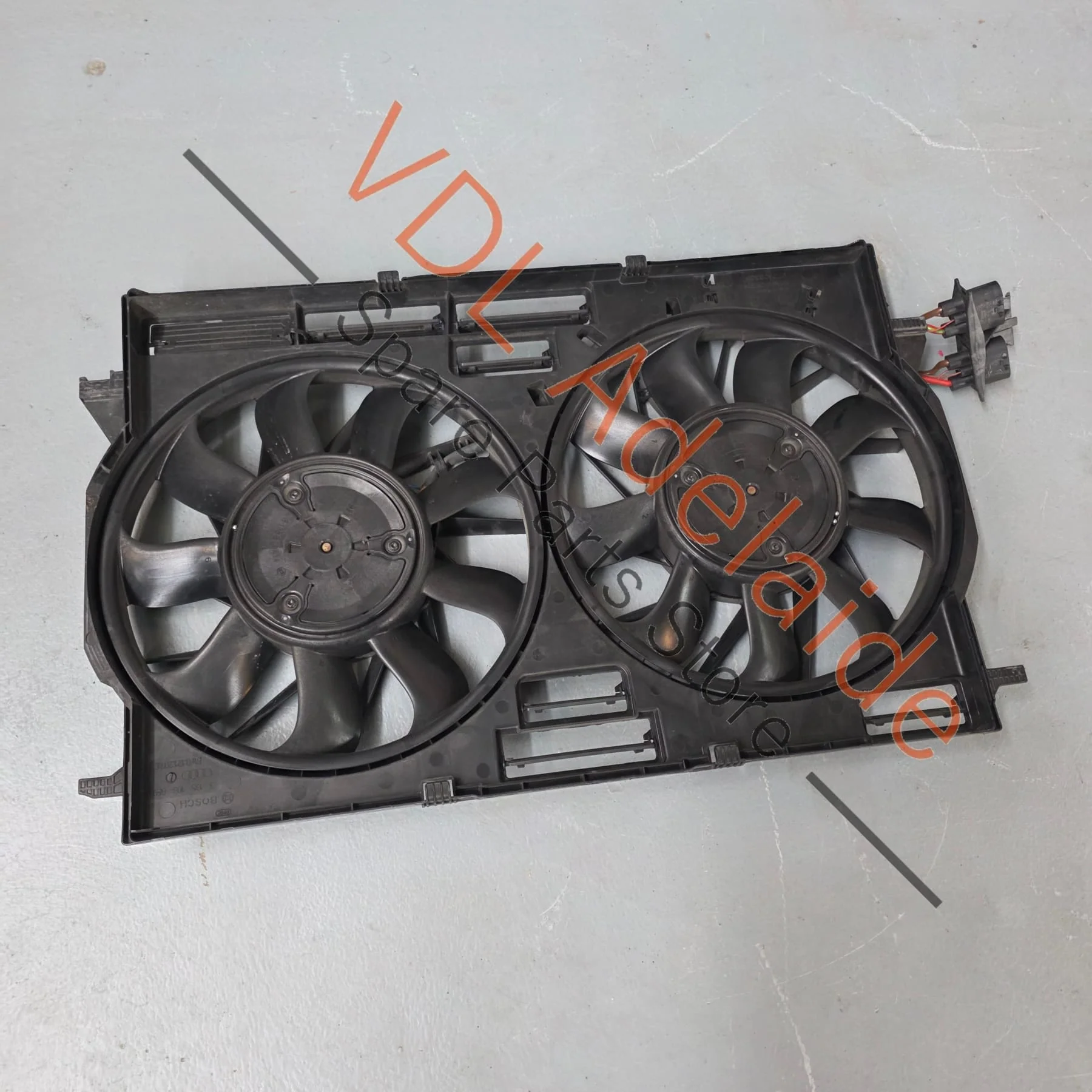 Audi RS7 4K Q7 4M Radiator fan assembly 8W0121207C 8W0959455AB 8W0959455AA - Image 3