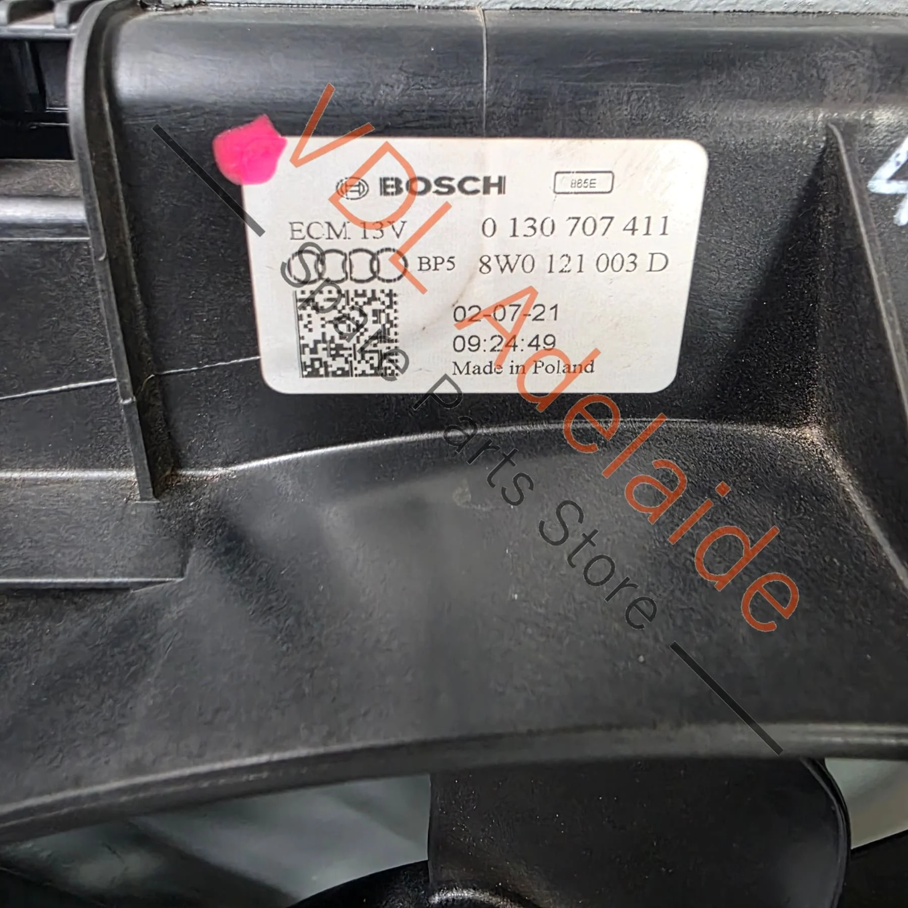 Audi RS7 4K Q7 4M Radiator fan assembly 8W0121207C 8W0959455AB 8W0959455AA - Image 4