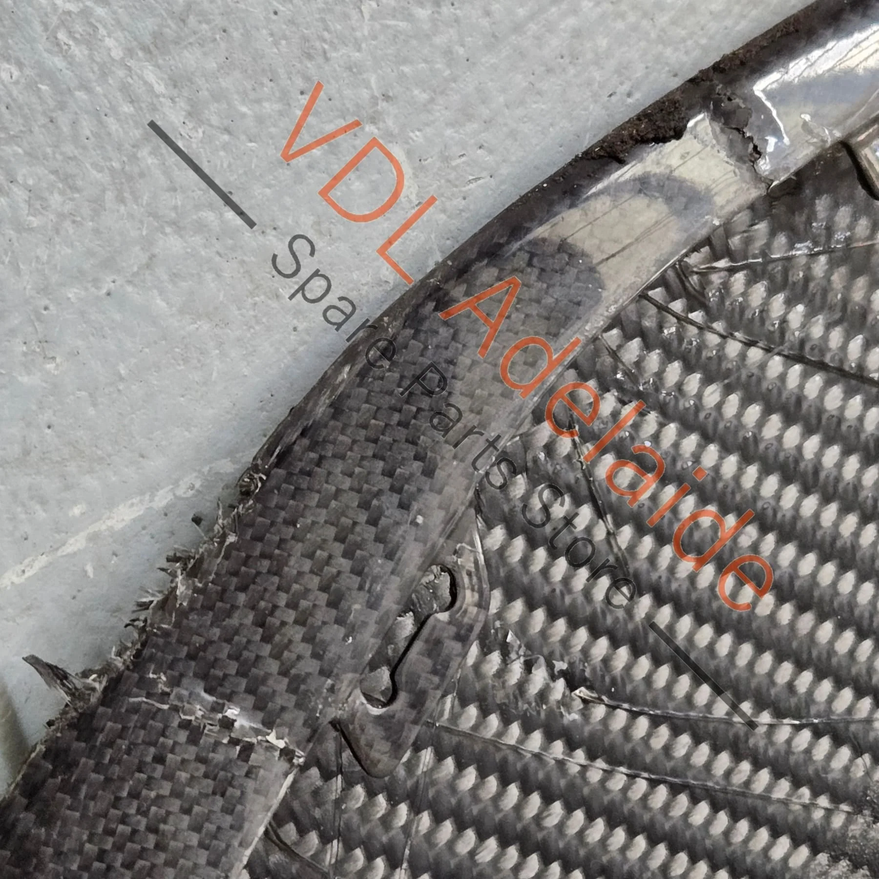 Genuine OEM Audi RS6 RS7 Front Splitter Carbon **Damaged Stock** 4K8807717B 3Q0 - Image 10