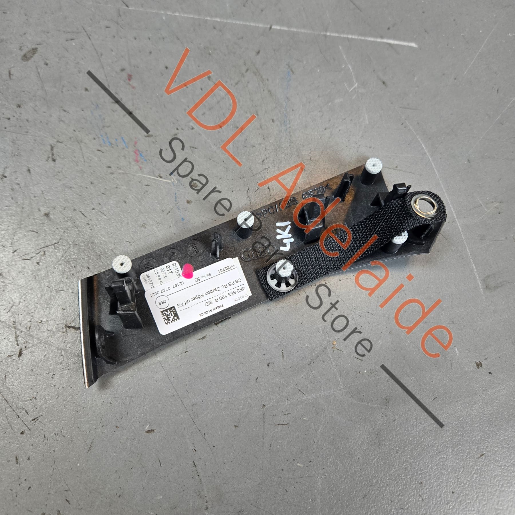 Audi RS6 RS7 Carbon Twill Dashboard Inlay Set for RHD 4K2853189C3ID 4K2853190R3ID 4K2857200GV58 - Image 12