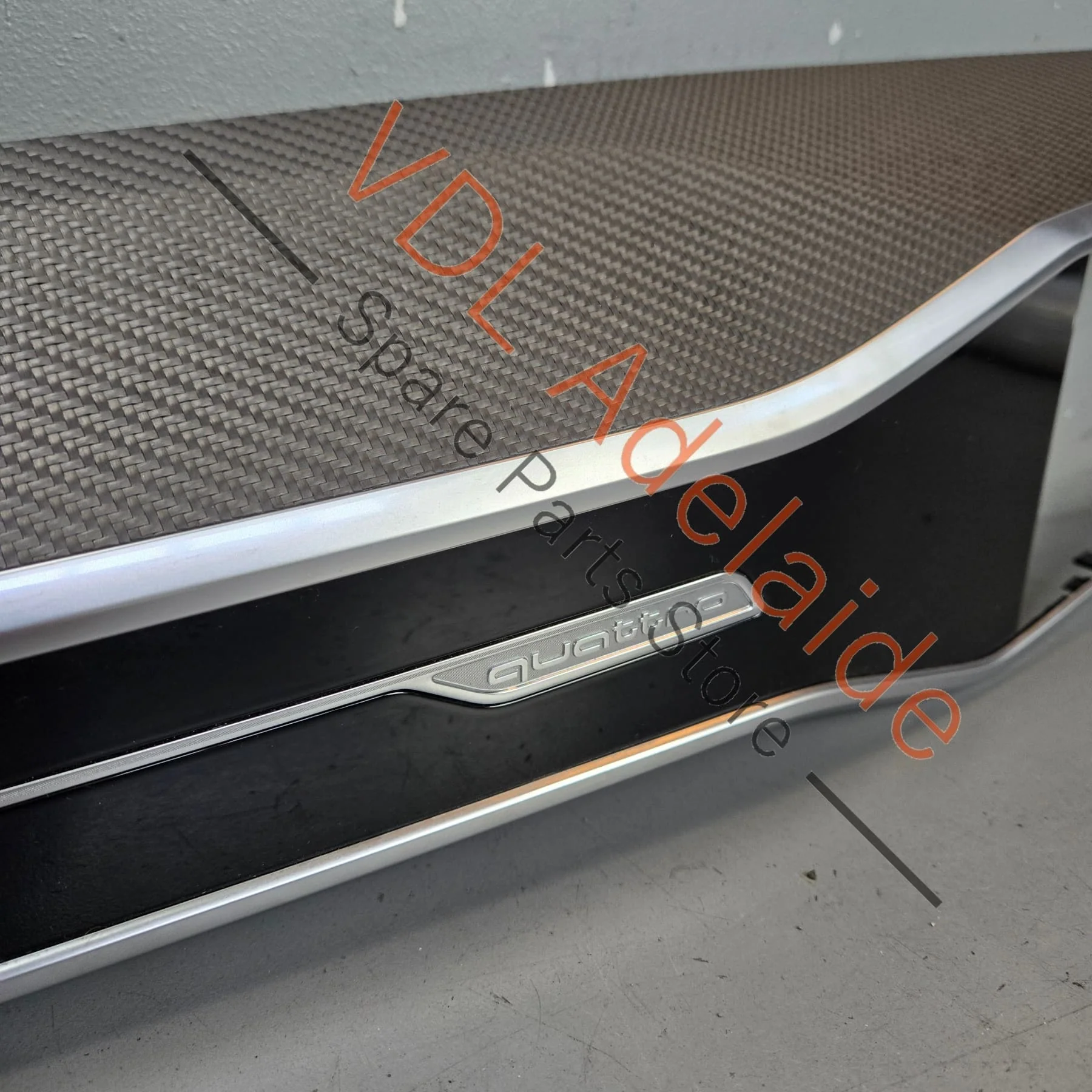 Audi RS6 RS7 Carbon Twill Dashboard Inlay Set for RHD 4K2853189C3ID 4K2853190R3ID 4K2857200GV58 - Image 3
