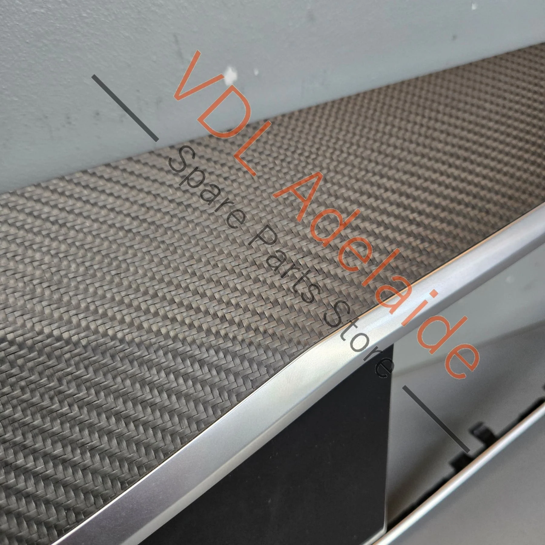 Audi RS6 RS7 Carbon Twill Dashboard Inlay Set for RHD 4K2853189C3ID 4K2853190R3ID 4K2857200GV58 - Image 4