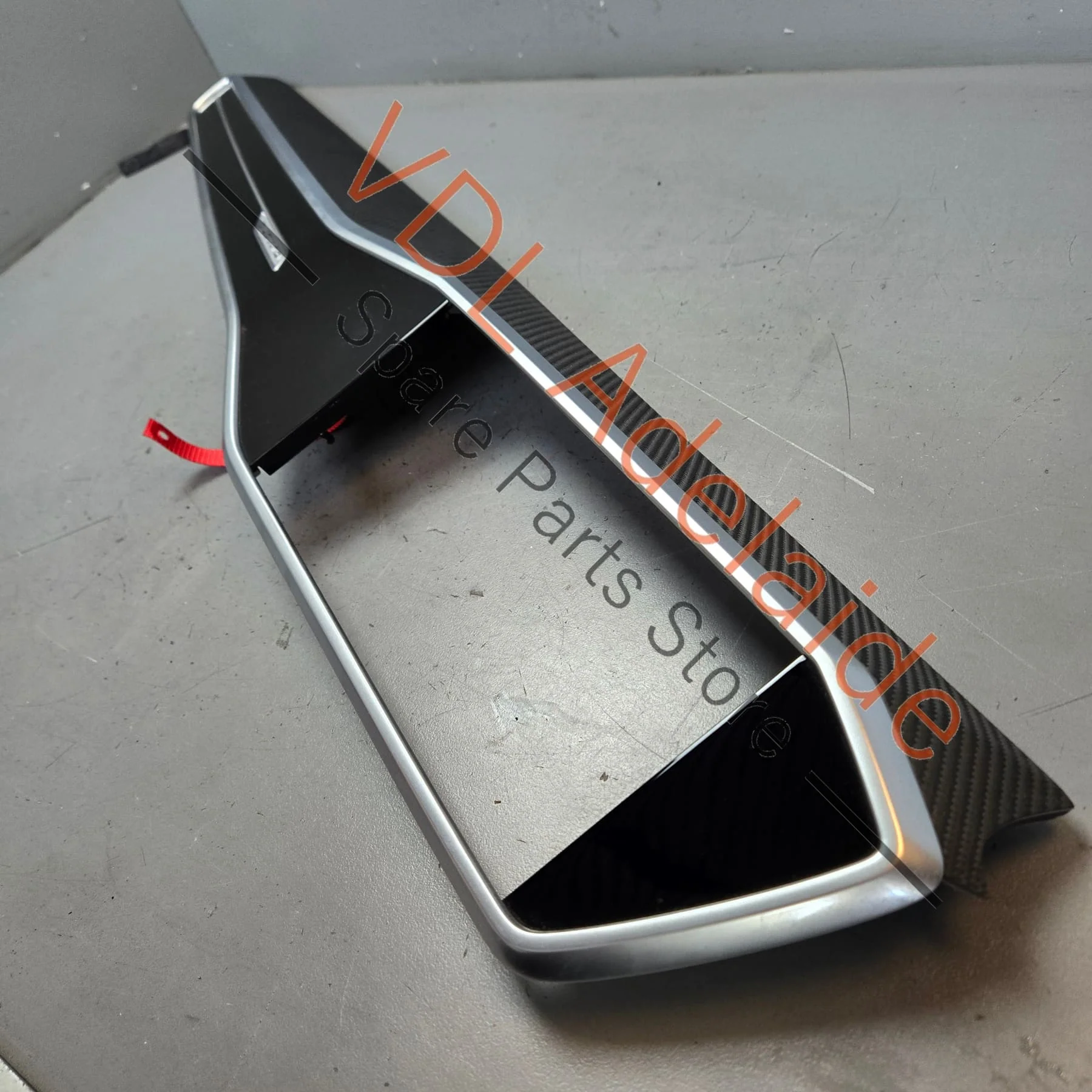 Audi RS6 RS7 Carbon Twill Dashboard Inlay Set for RHD 4K2853189C3ID 4K2853190R3ID 4K2857200GV58 - Image 6
