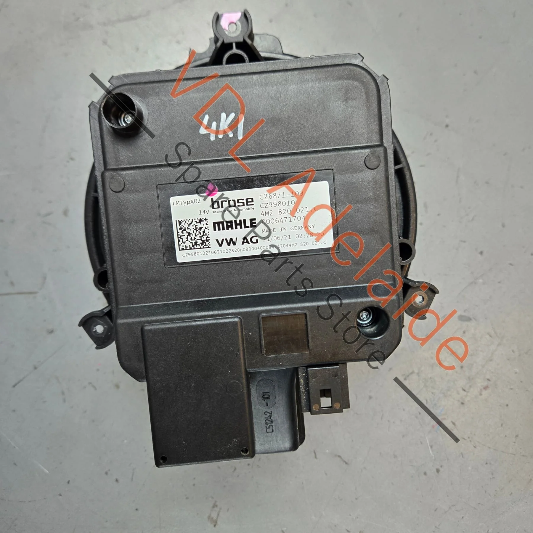 Audi Volkswagen Heater Blower Fan Motor 4M2820021 4M2820021C - Image 3
