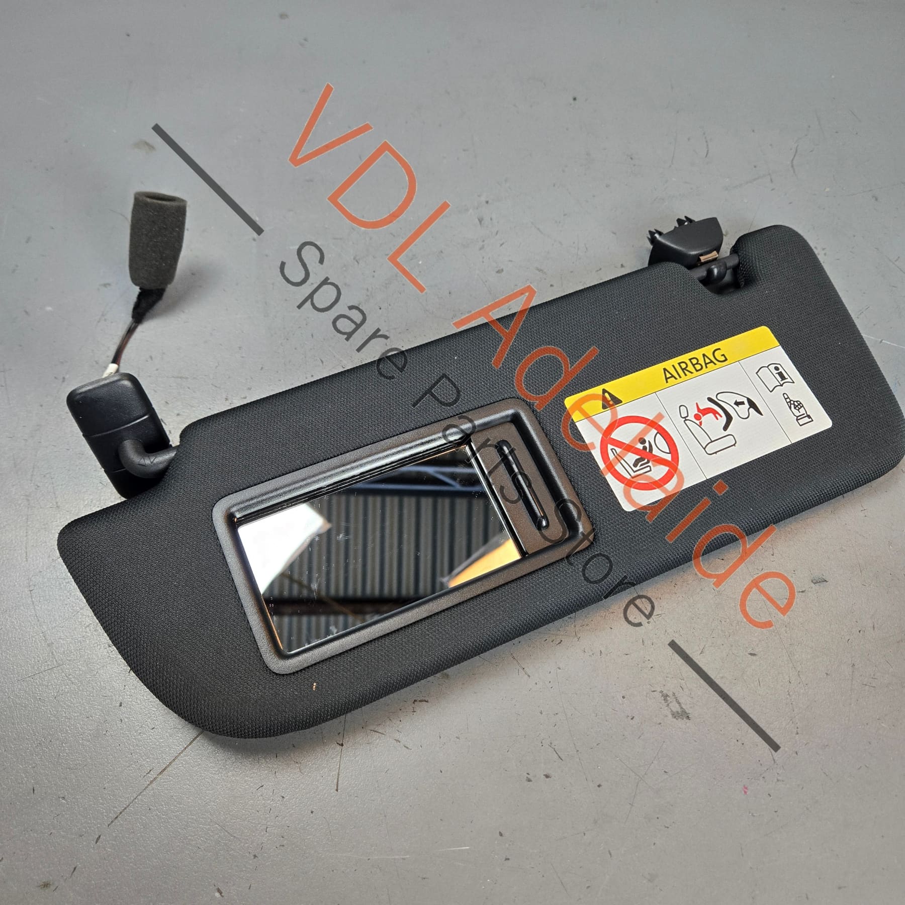 Audi A6 A7 Interior Sun Visor Sunvisor 4K0857551B 3GX Left Side Black - Image 2
