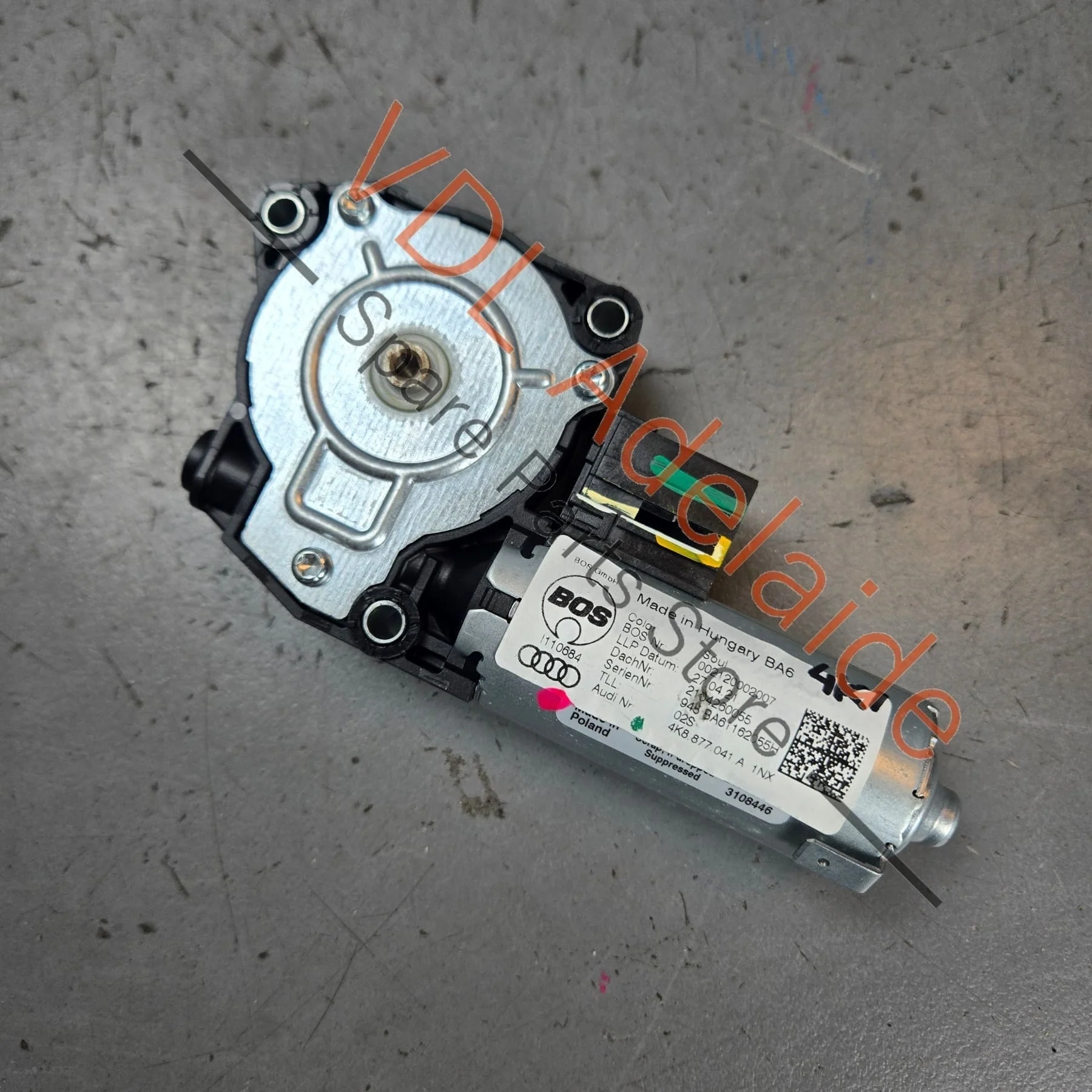 Audi A7 Q8 Etron Sunroof Window Shade Roof Drive Motor 4K8959591 4K8877041A