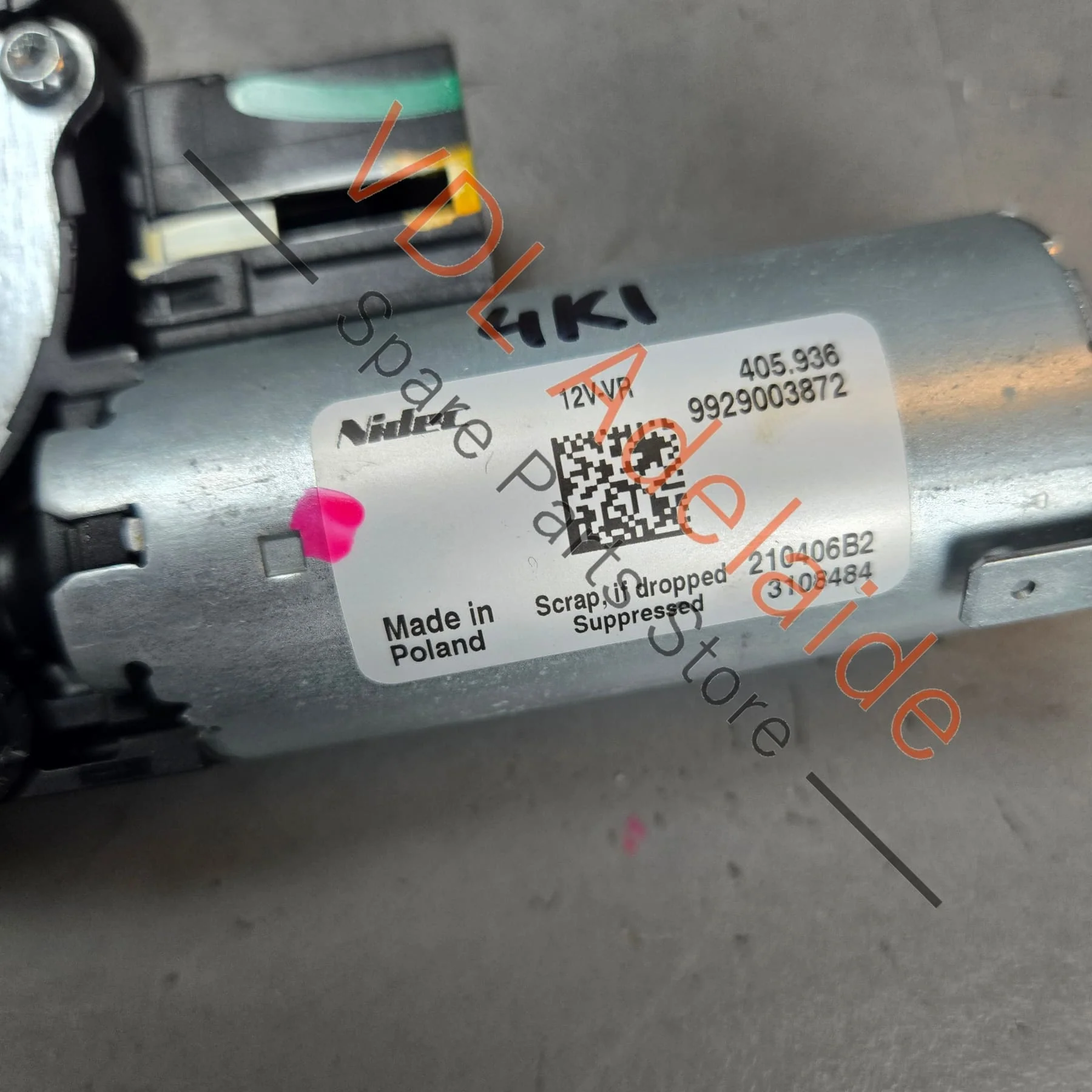 Audi A7 Q8 Etron Sunroof Window Shade Roof Drive Motor 4K8959591 9929003872 - Image 2