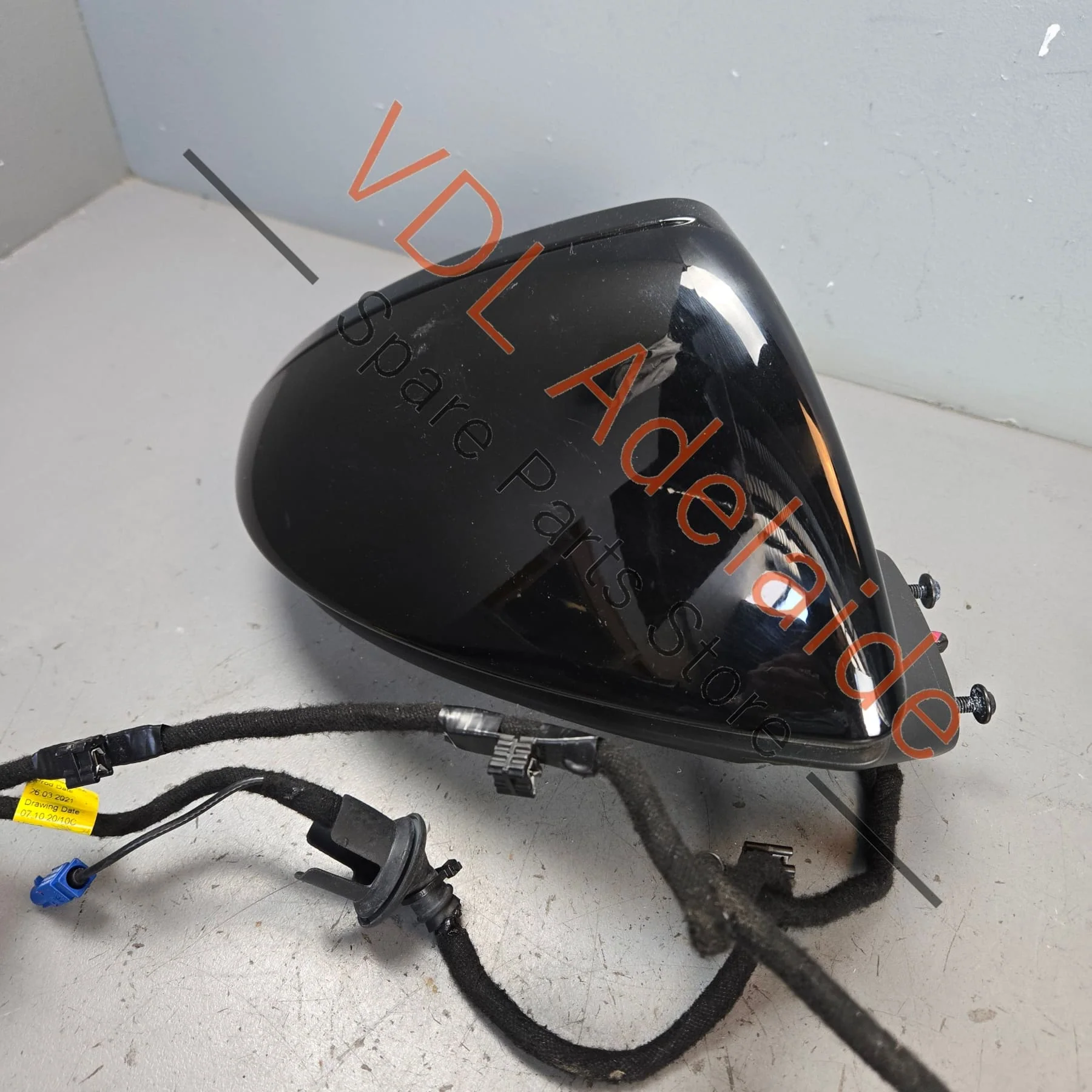 Audi RS7 Right Side Exterior Wing Mirror w Lane Assist Automatic Dimming Power Fold Parking Camera 4K8857410AH 9B9 4N0857536E - Image 3