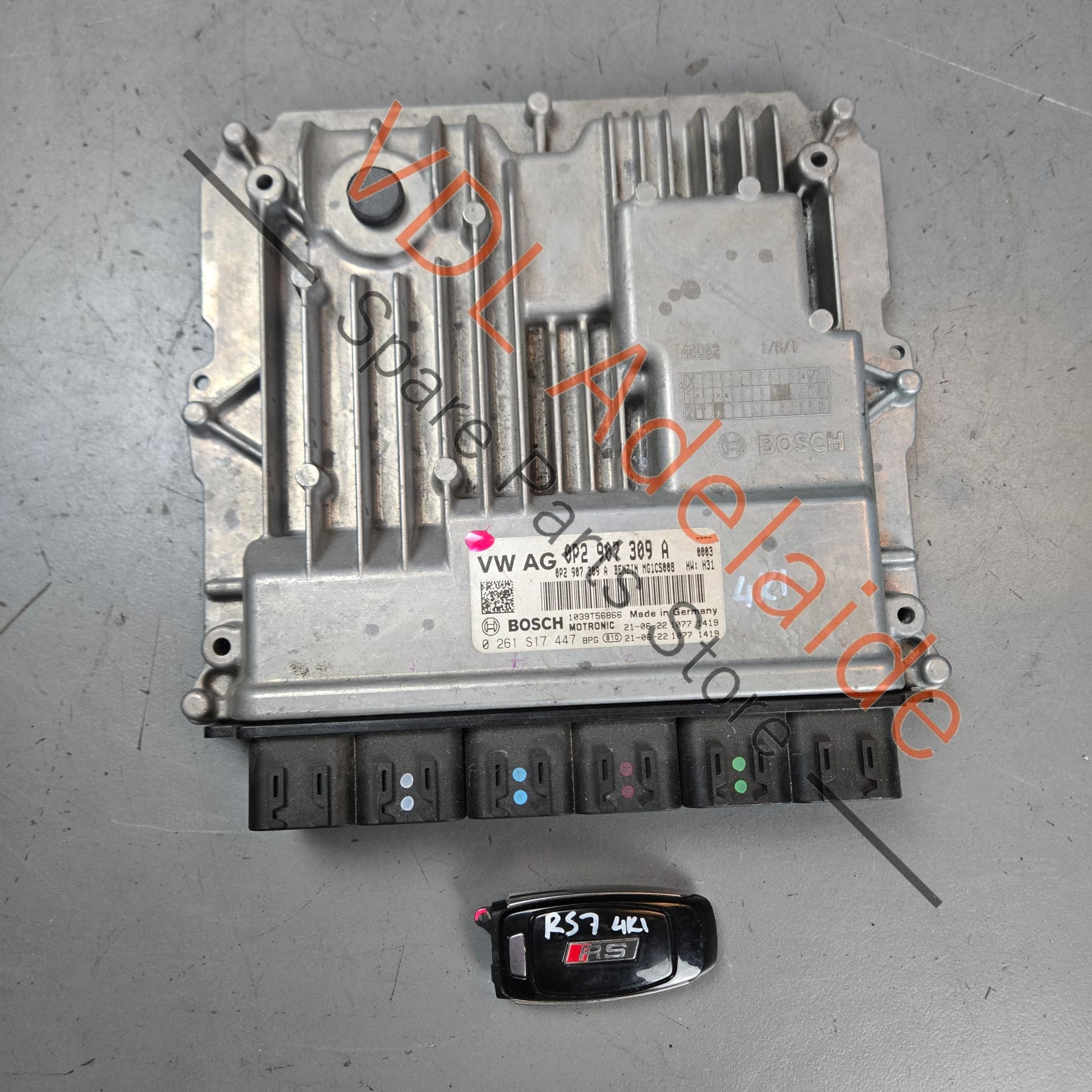 Audi RS7 4K Engine ECU Controller for DJPB 4.0 V8 Bi Turbo 441kw 4K0907557 4KF