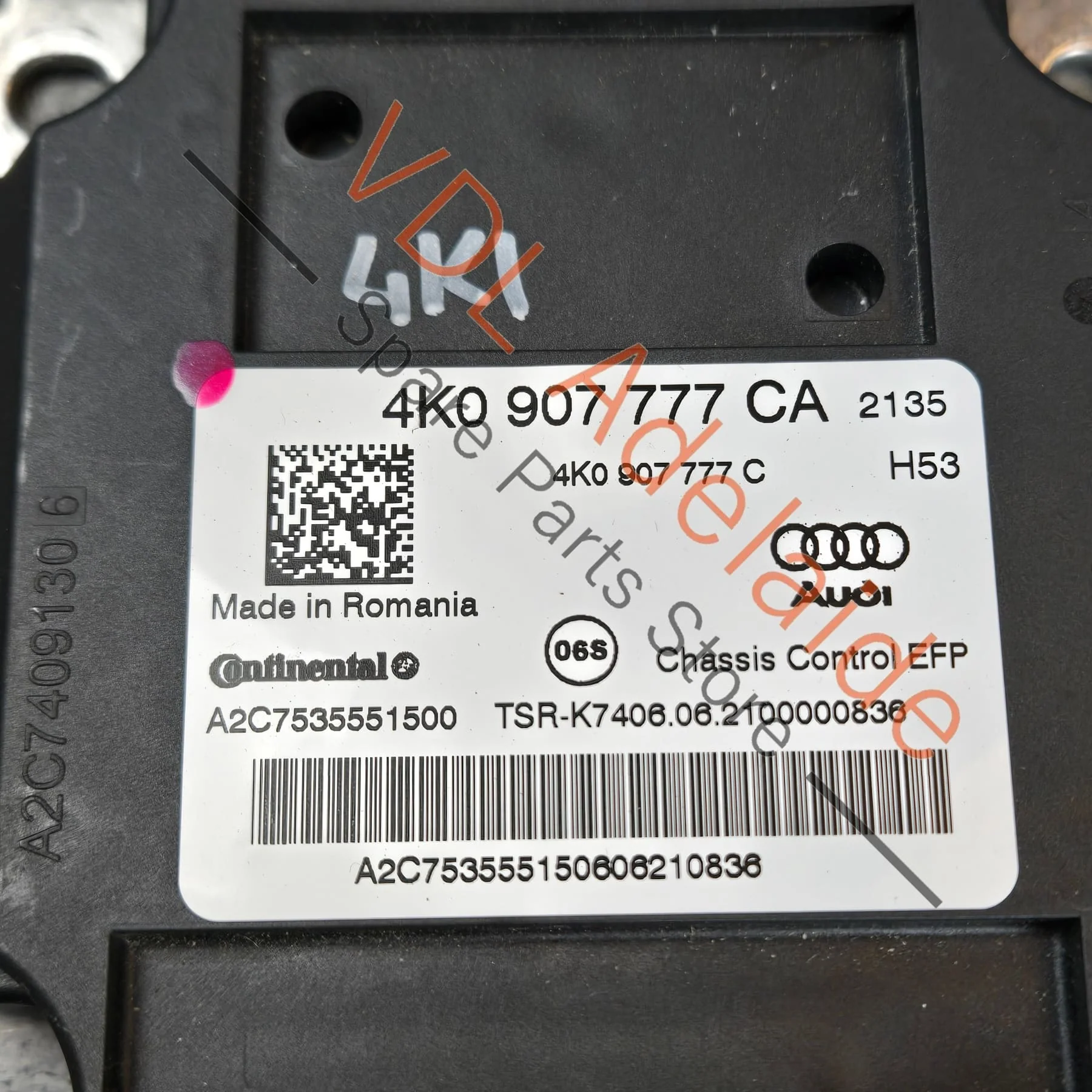 Audi RS7 Chassis Control Suspension Module 4K0907777CA - Image 2