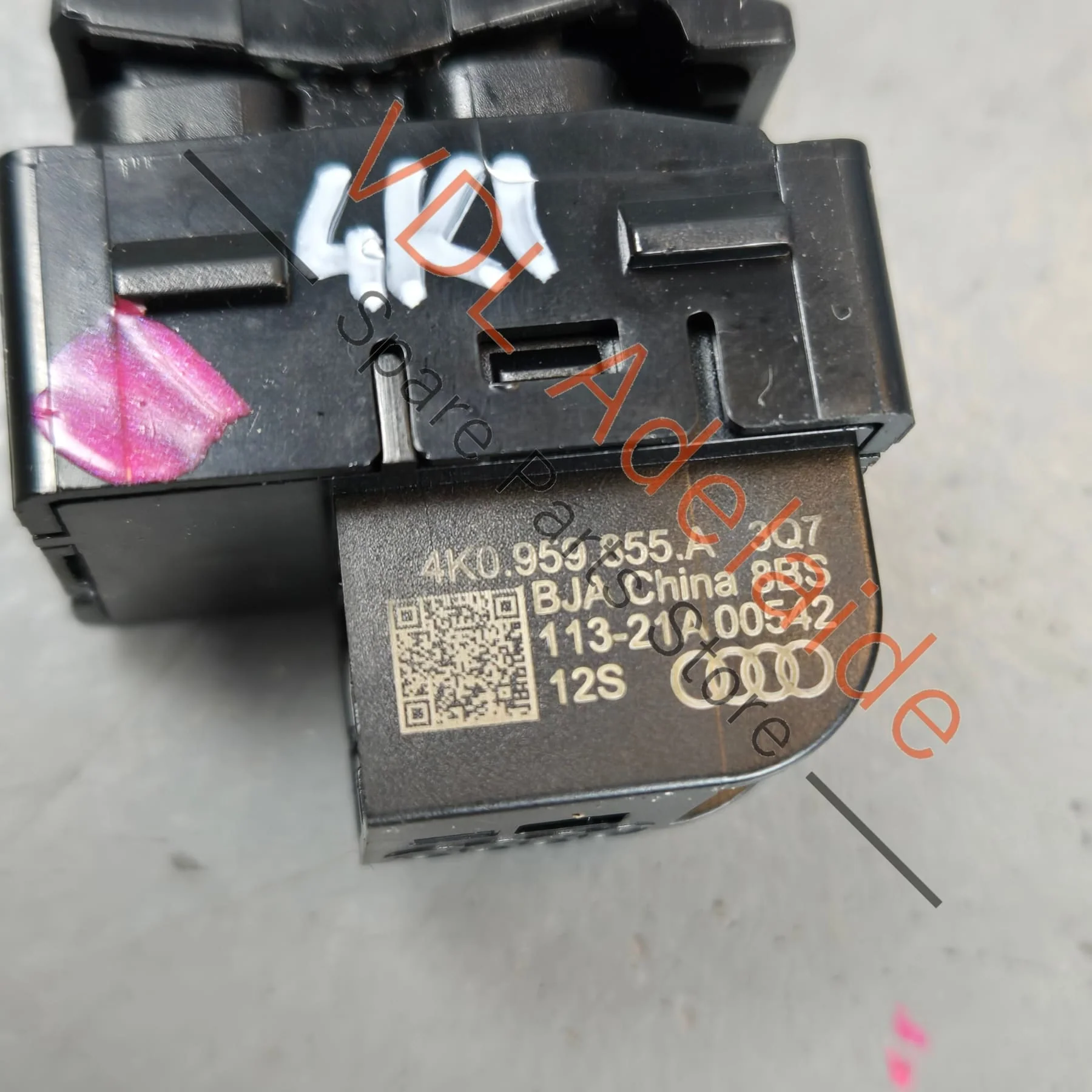 Original Audi A6 RS6 A7 RS7 C8 E-tron Aluminum Electric Passenger Window Switch 4K0959855A 3Q7 - Image 3