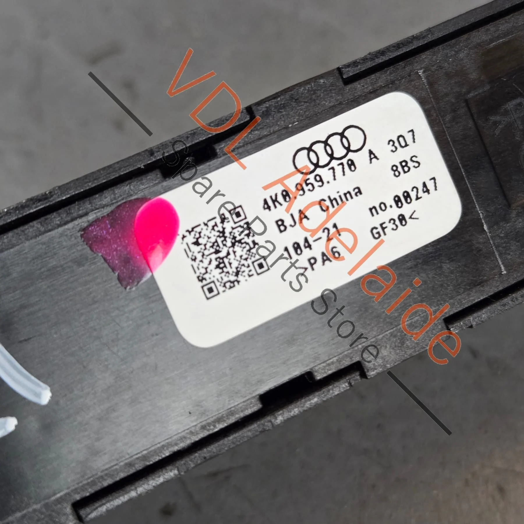 Audi A7 RS7 4K Switch Button Memory Seat Adjustment Front 4K0959770A 3Q7 - Image 4