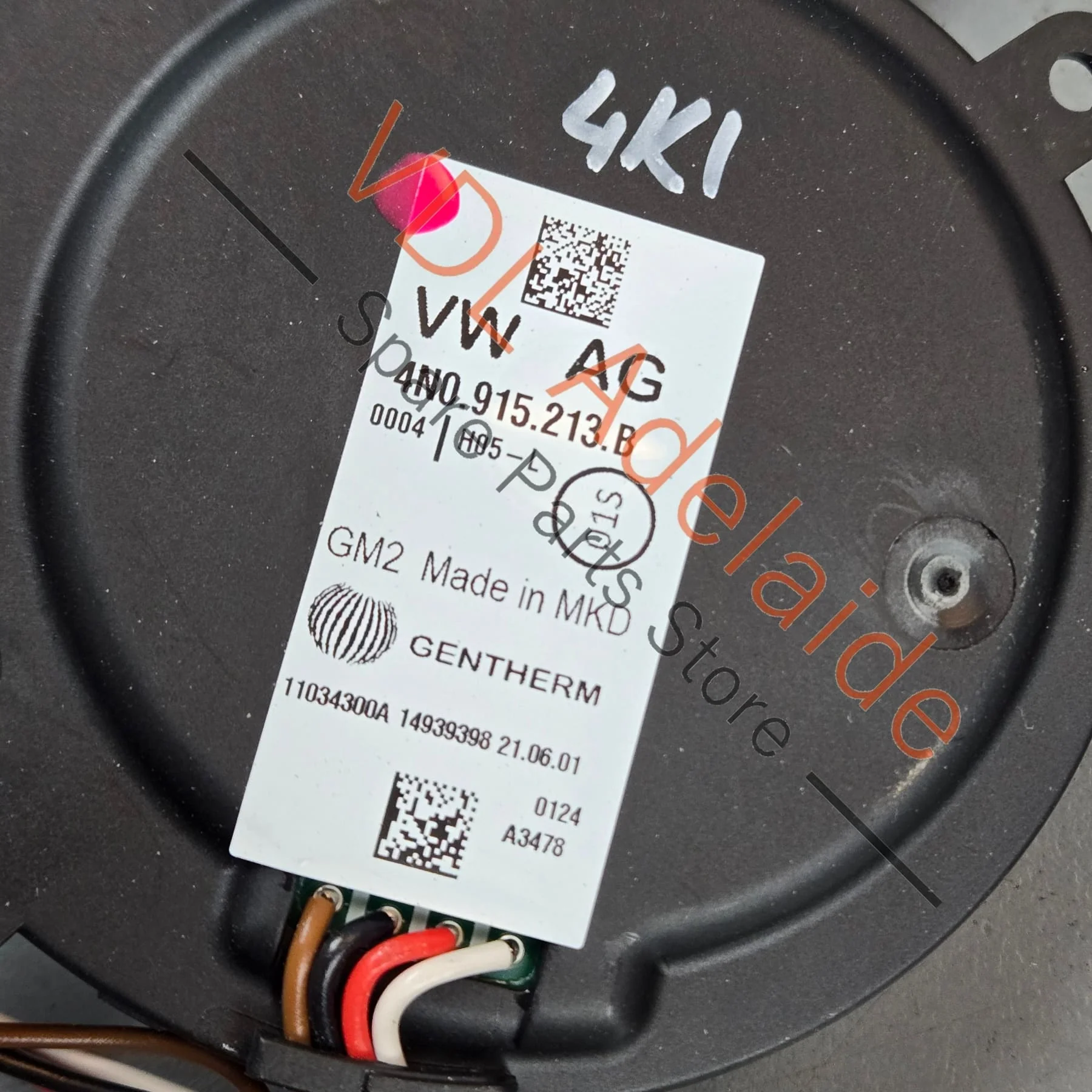 Audi A6 A7 A8 Q7 Q8 48V Battery Breather Cooling Fan Blower 4N0915213B - Image 3